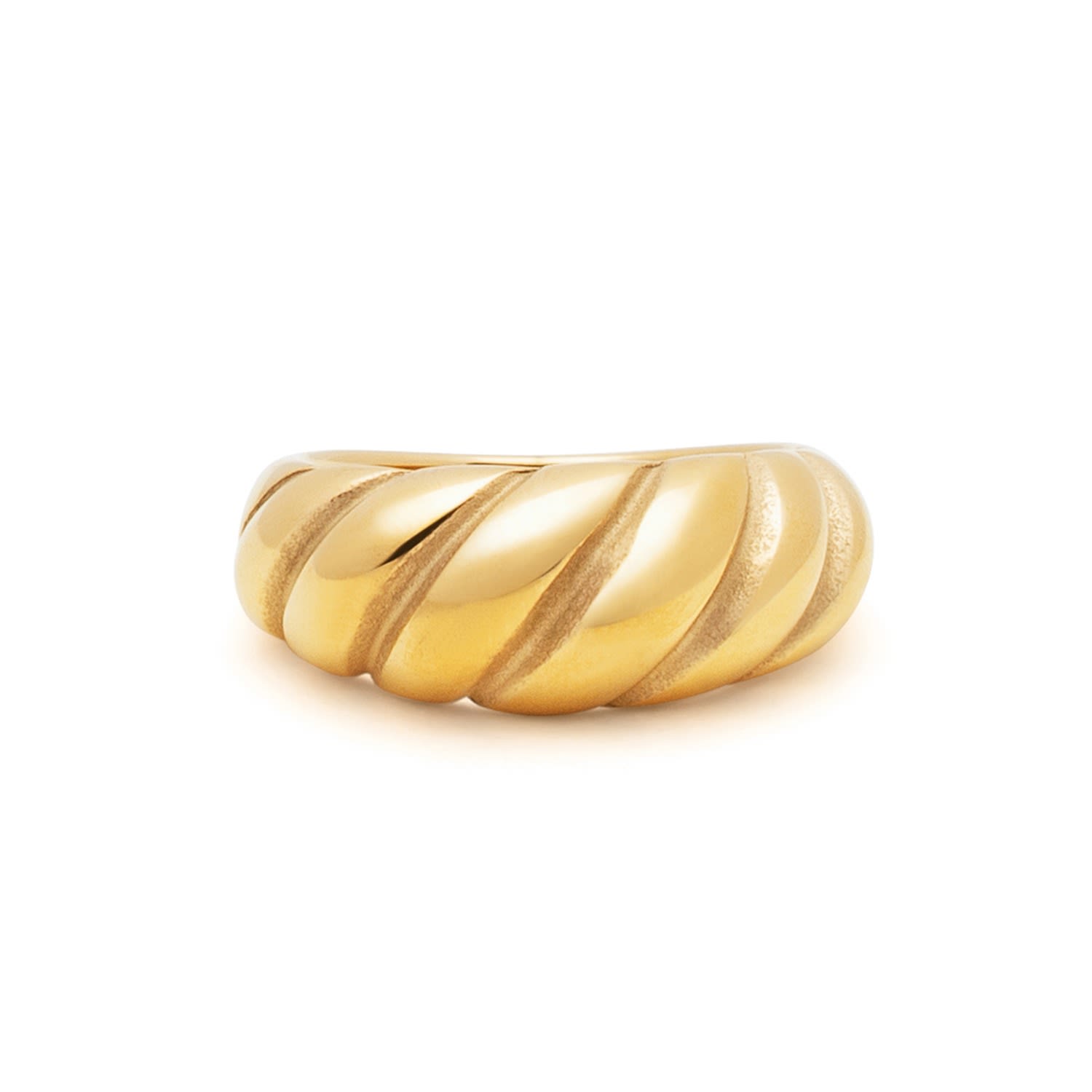 Women’s Gold Croissant Ring Nialaya