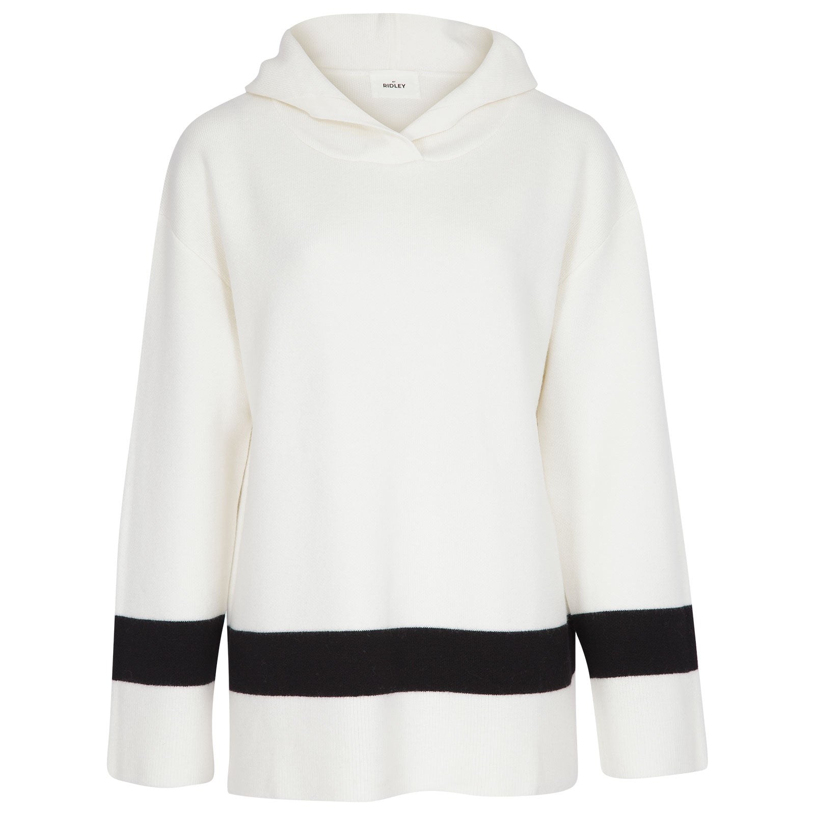 Women’s White Adelina Hoodie Small By Ridley