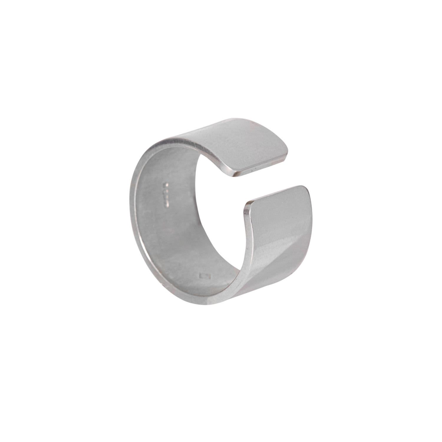 Gap Ring Large Sterling Silver | Edge Only | Wolf & Badger