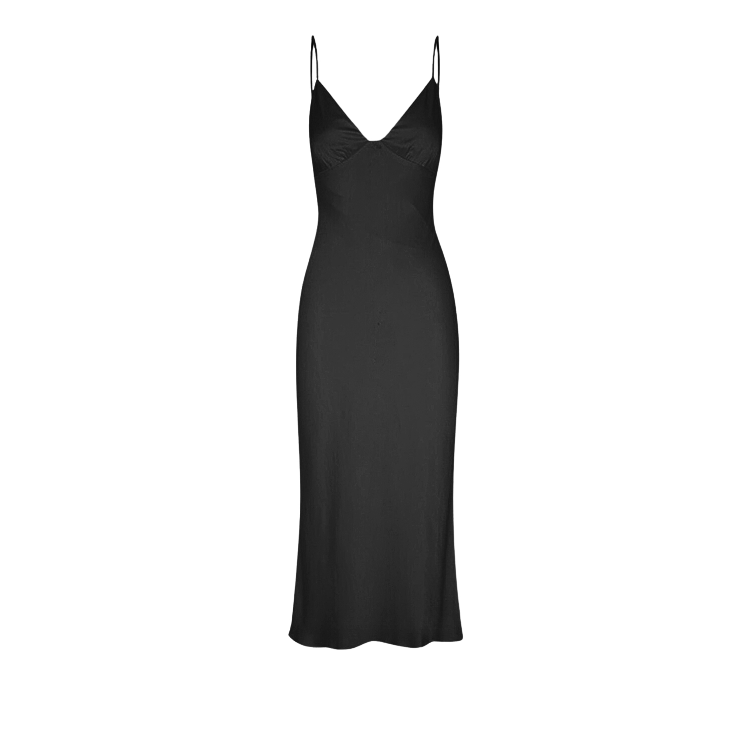 Women's Capsule Backless Slip Midi Dress - Vintage Black | UNUM DIEM | Wolf  & Badger