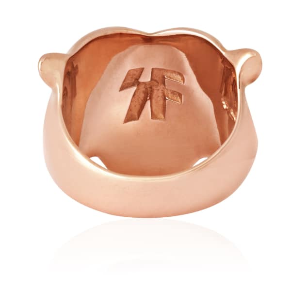 Gucci Bear Ring Rose Gold