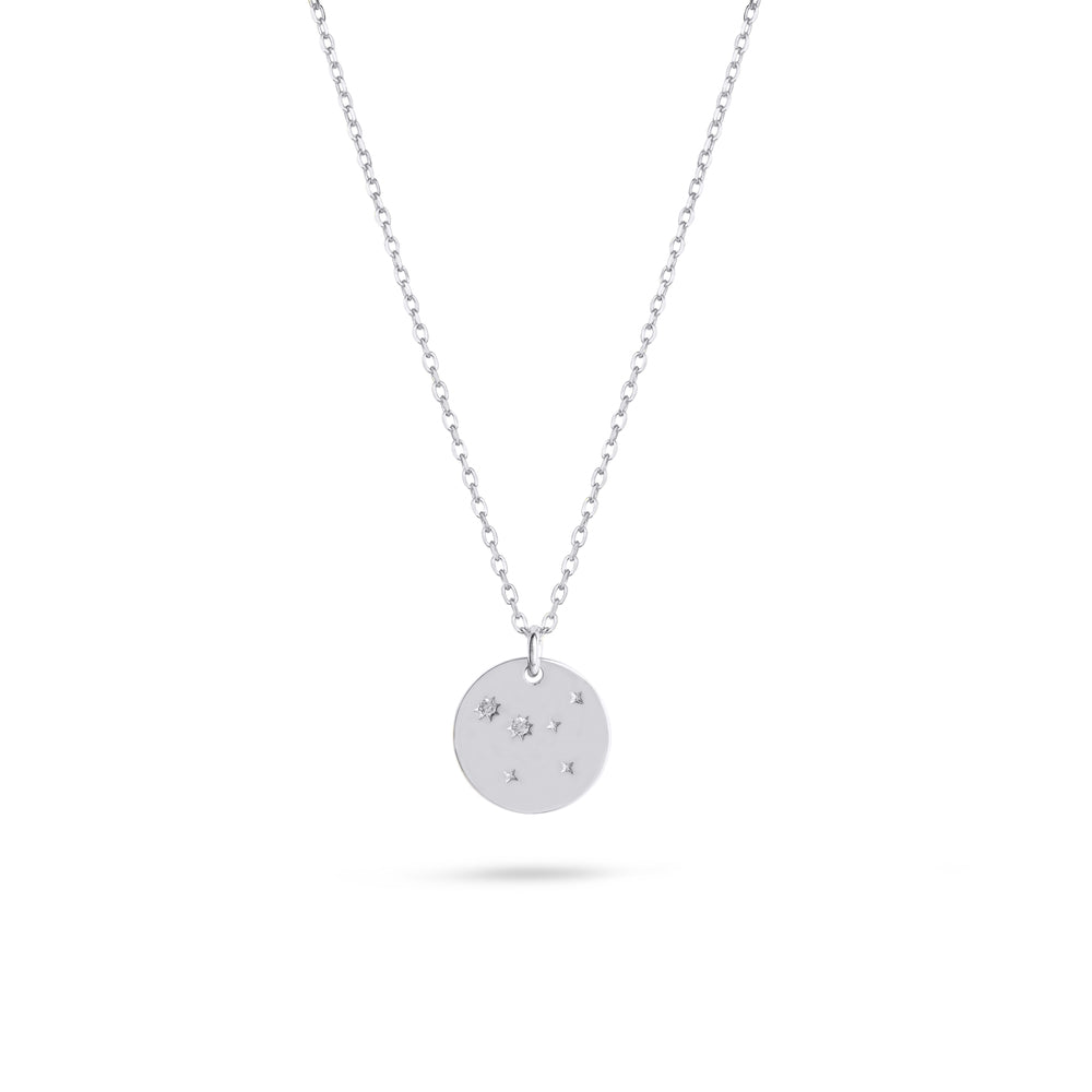 Women’s Cancer Zodiac Pendant In Silver Gold Trip