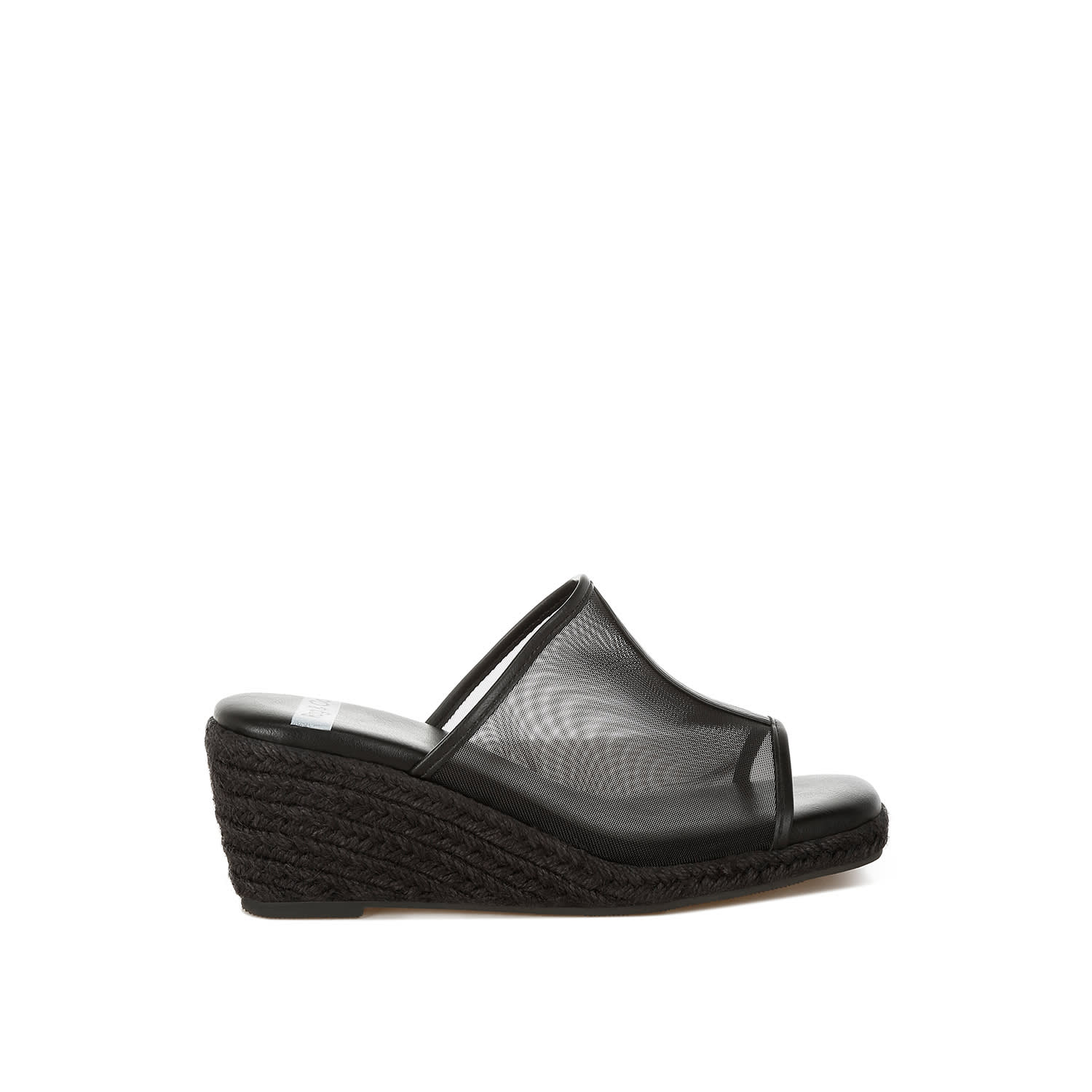Rag & Co Women's Seraphine Breathable Mesh Slip-on Wedges In Black In Black