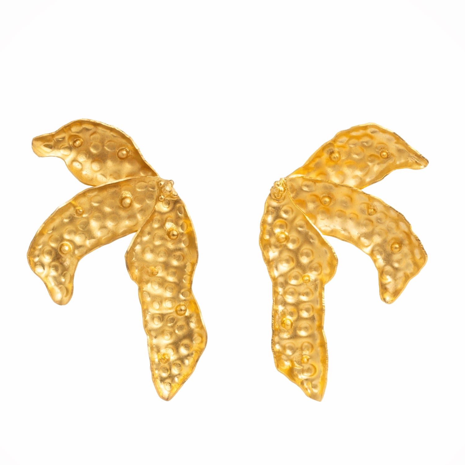 Meraki By Rashmi Bajaj Women's Gold Palm Leaf Earrings