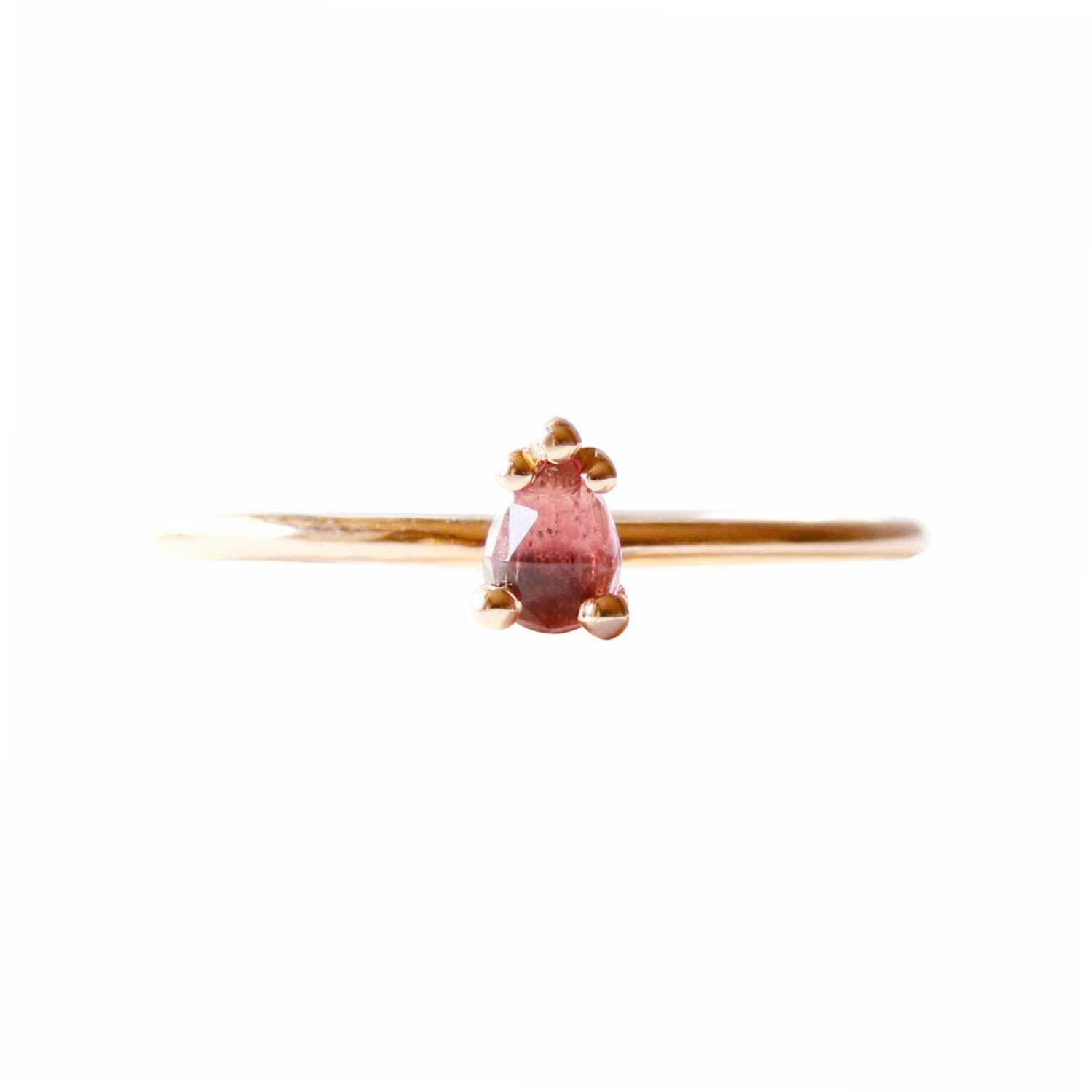 Lee Renee Women's Pink Tourmaline Ring - Rose Gold In Gold
