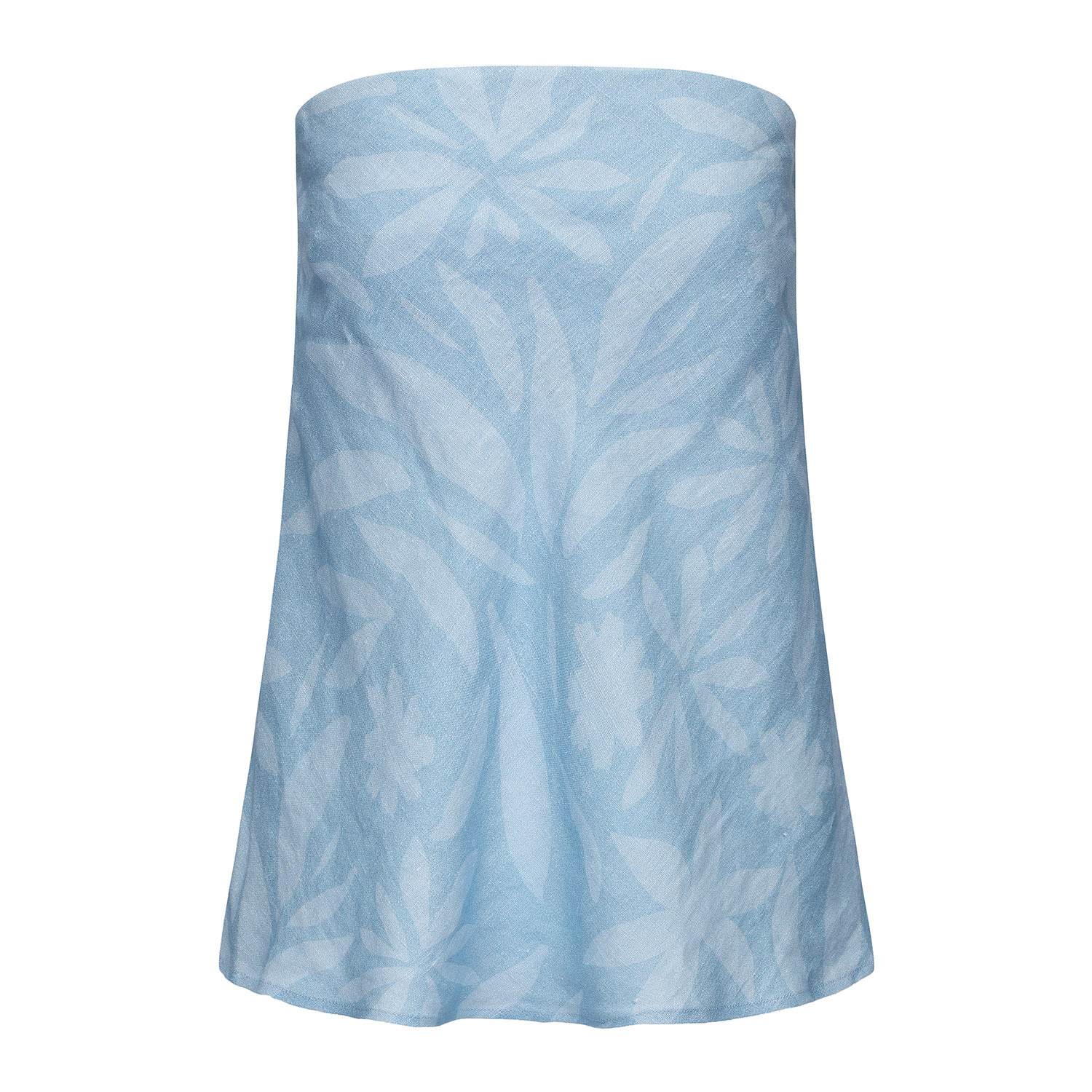 Nuaje Nuaje Women's Rhea Bias Linen Tube Top In Blue