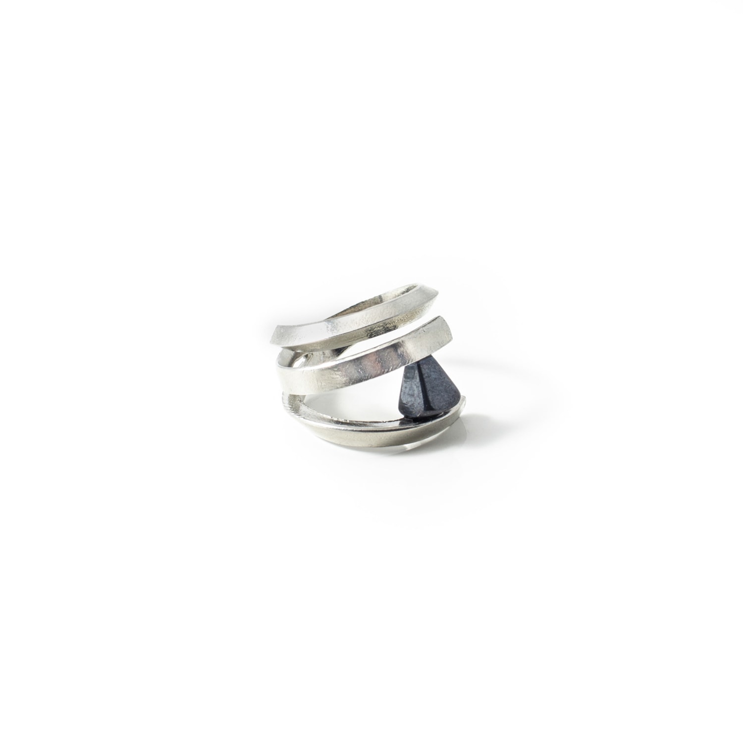 Women’s Black / Silver Ring: Bromi, Anthracite Anne-Marie Chagnon