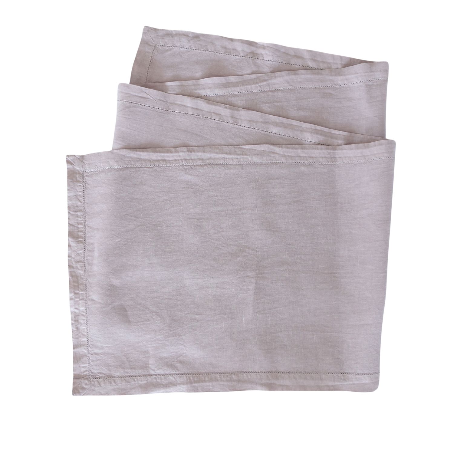 Urban Society Studio Pink / Purple Lavender Linen Table Runner In Pink/purple