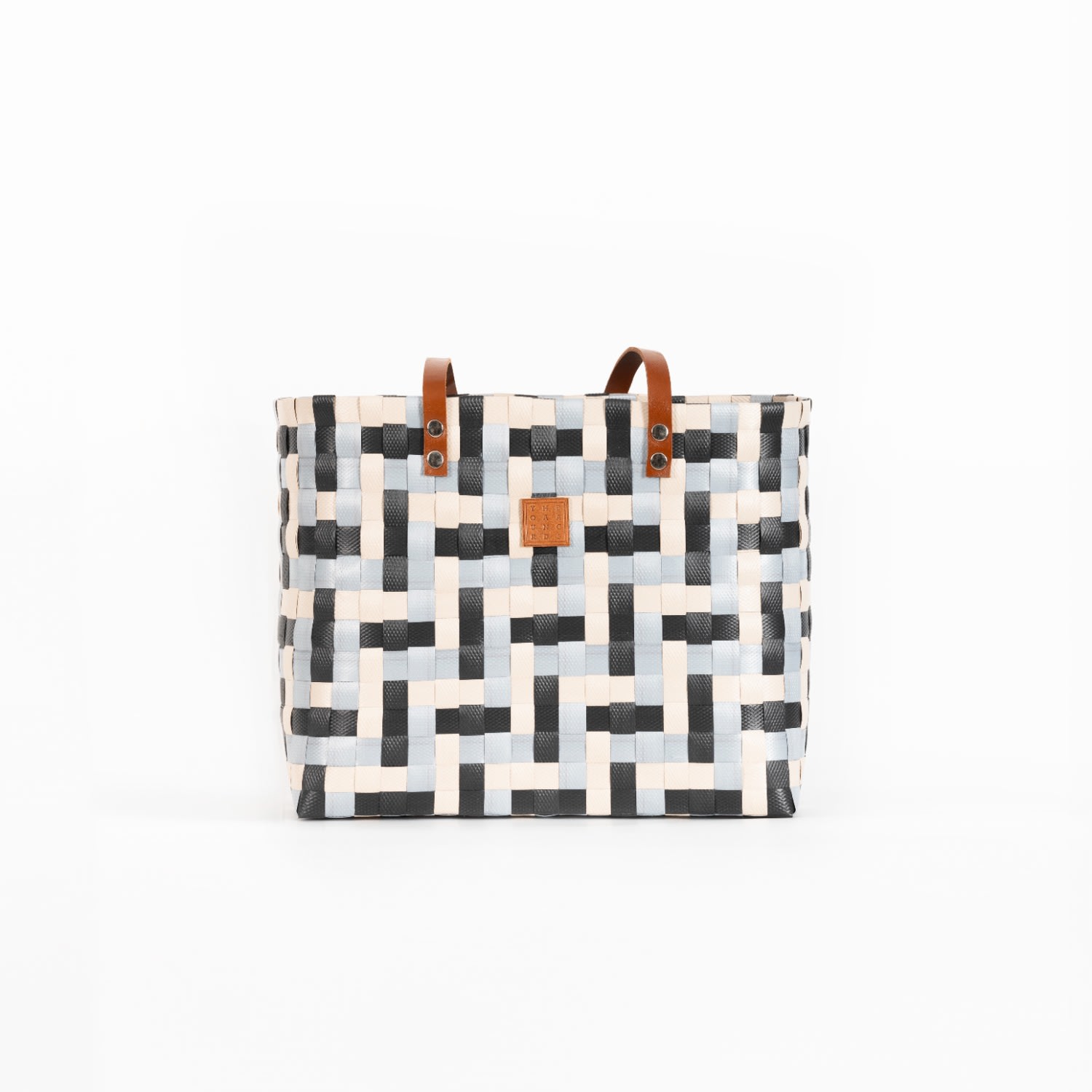 Yourhandbags Women's Black And Multicolor Basket Bag