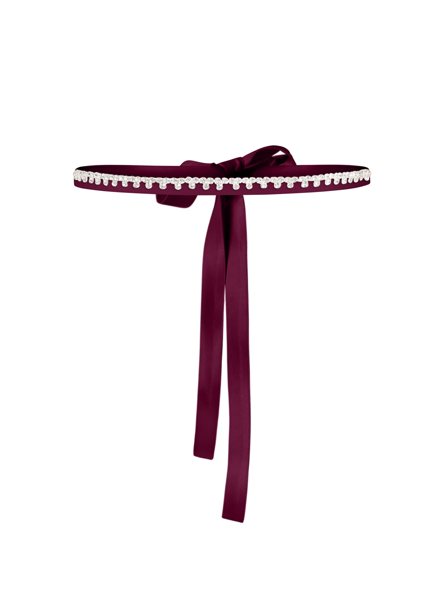 Tia Dorraine Women's Pink / Purple Crystal-embellished Belt - Dark Purple