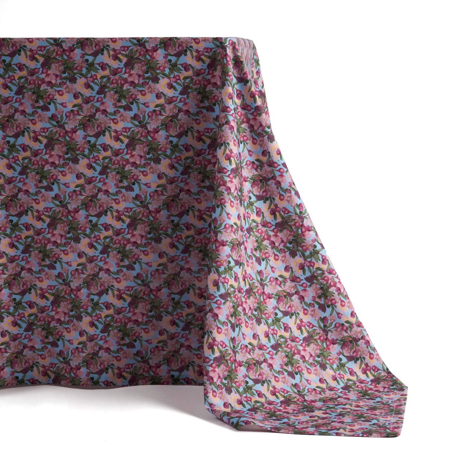 Blue / Pink / Purple Tablecloth In Romance Is Dead Blue - Square Sophie Williamson Design