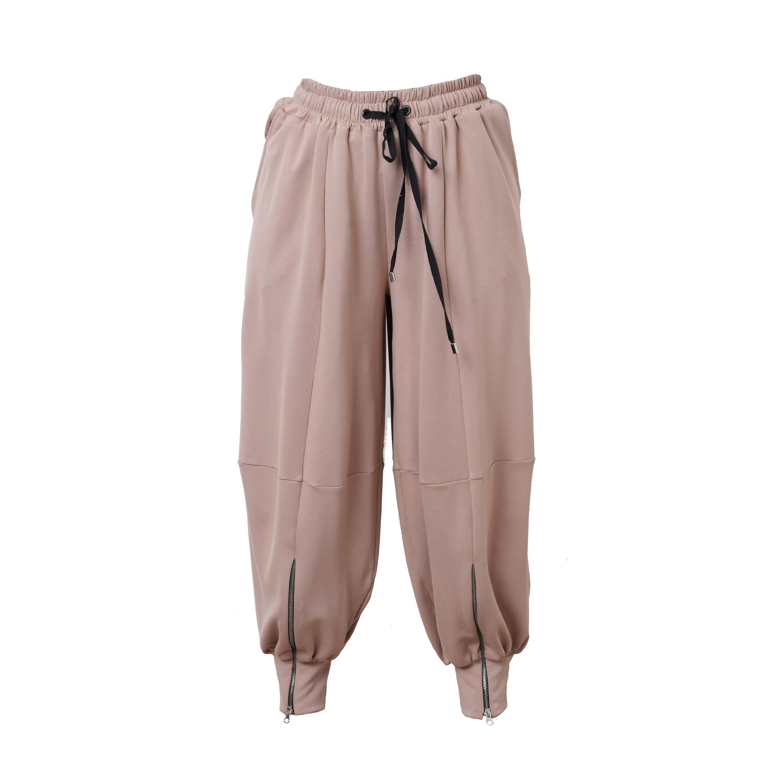 Women’s Winter Harem Pants In Brown Large Metamorphoza