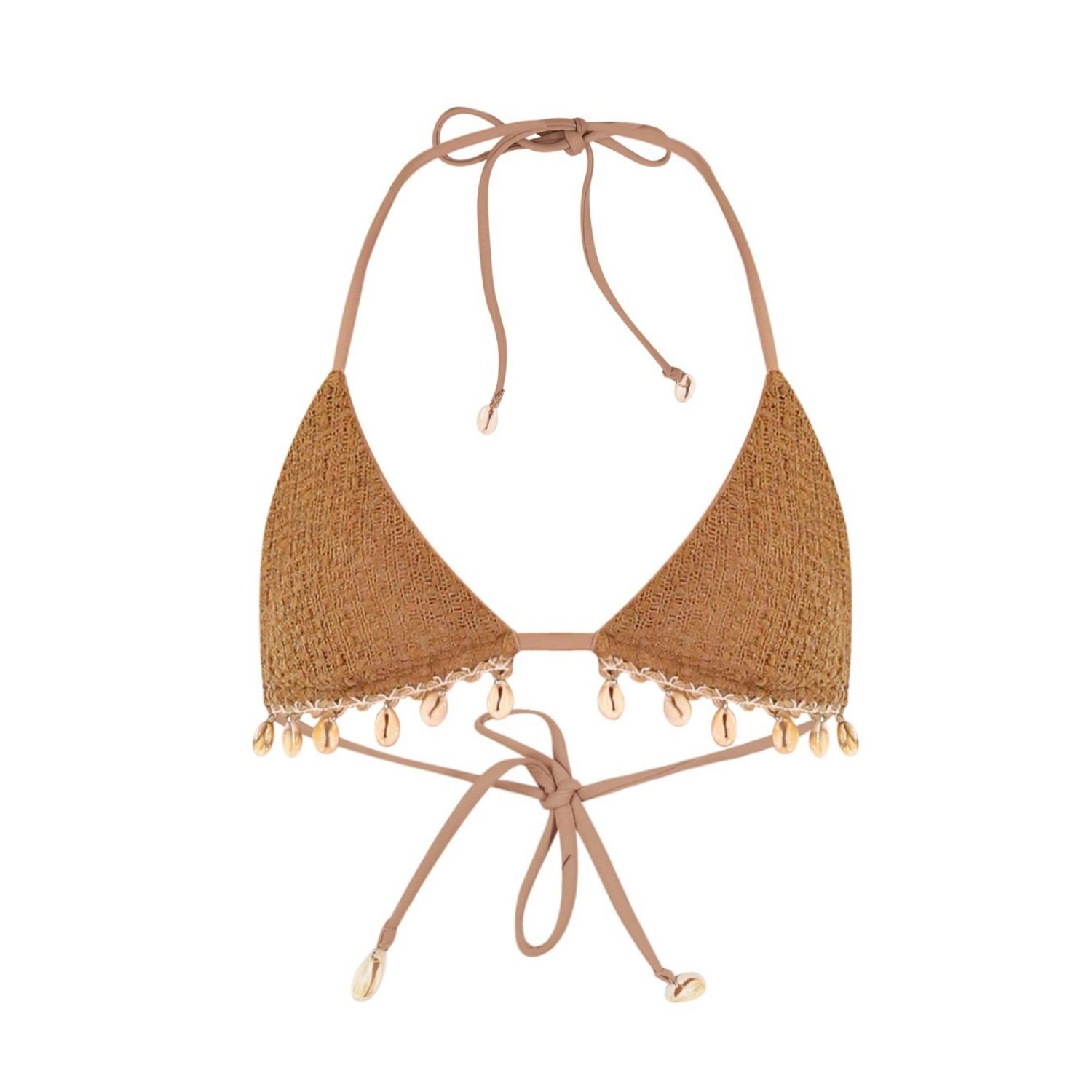 Belletage Swimwear Women's Brown The Brisa Bikini Top In Brown