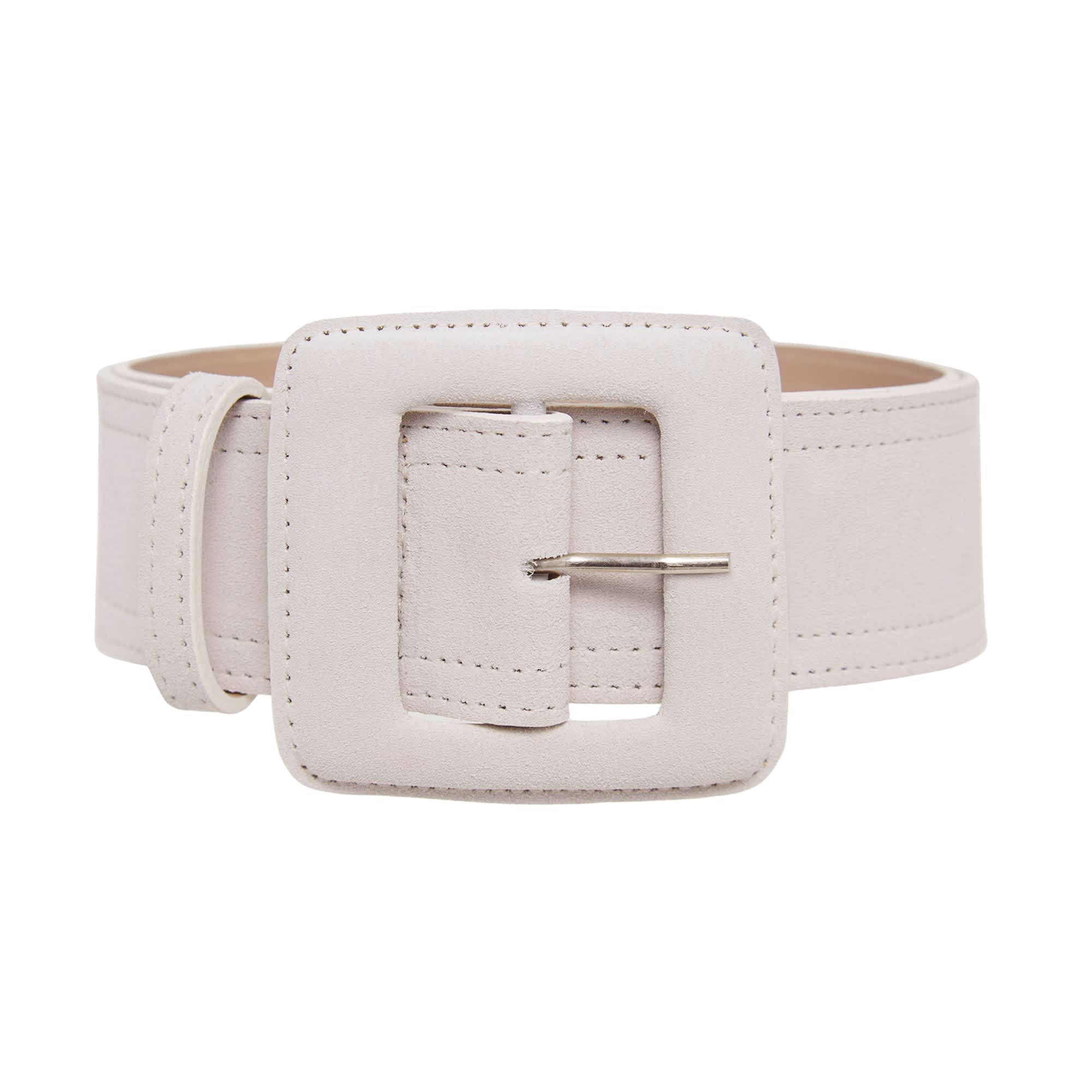 【再販なし品】KAJA REVERSIBLE SUEDE SQUARE BELT suede-square-buckle-belt-