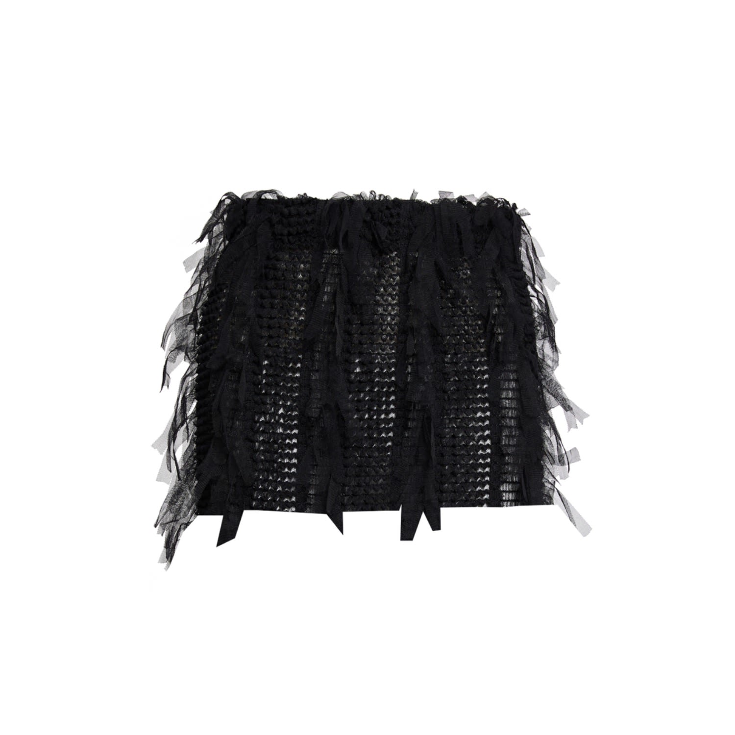 Women's Pink Goddess Mini Skirt | Black | Extra Large | Sarah Regensburger