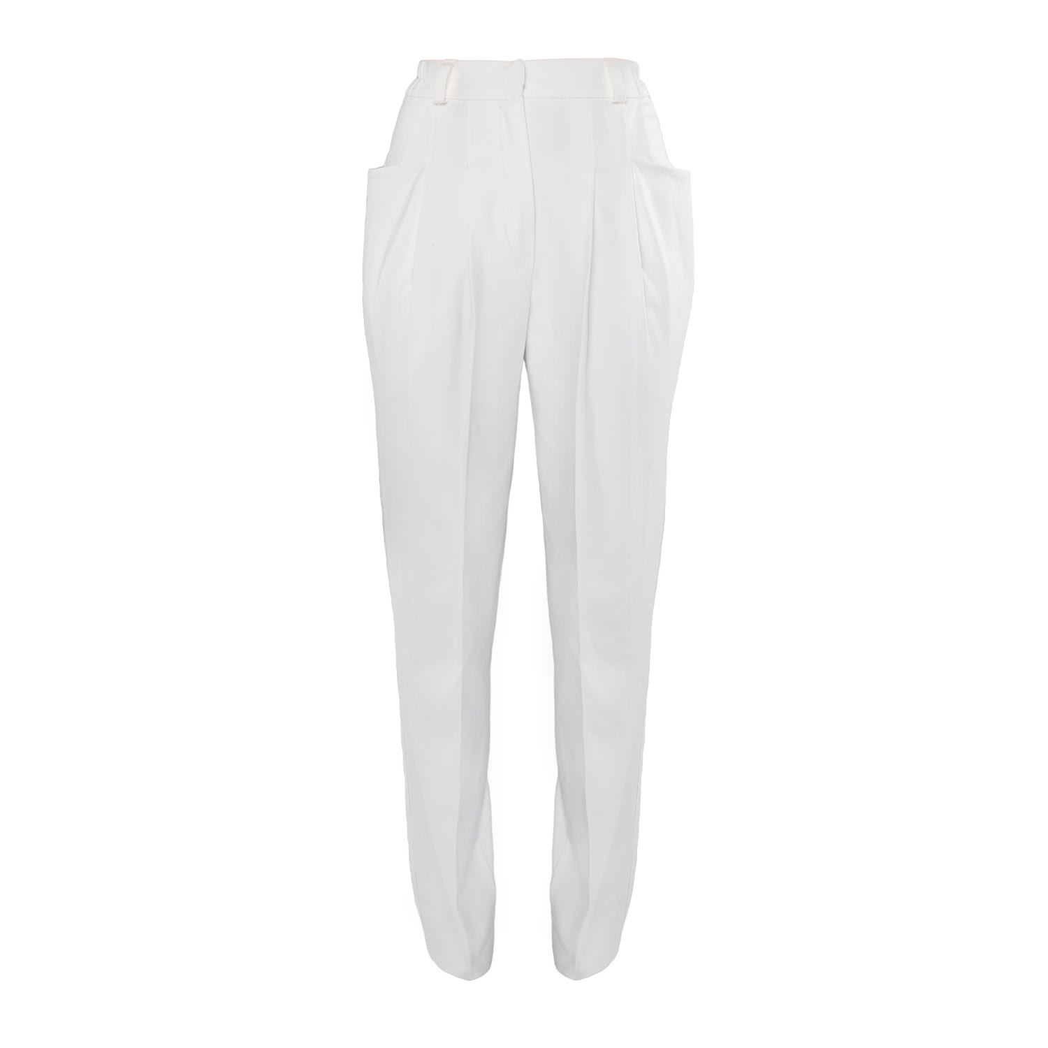 Women’s Our Pants - Off White / Cotton Large Mom’s Pants