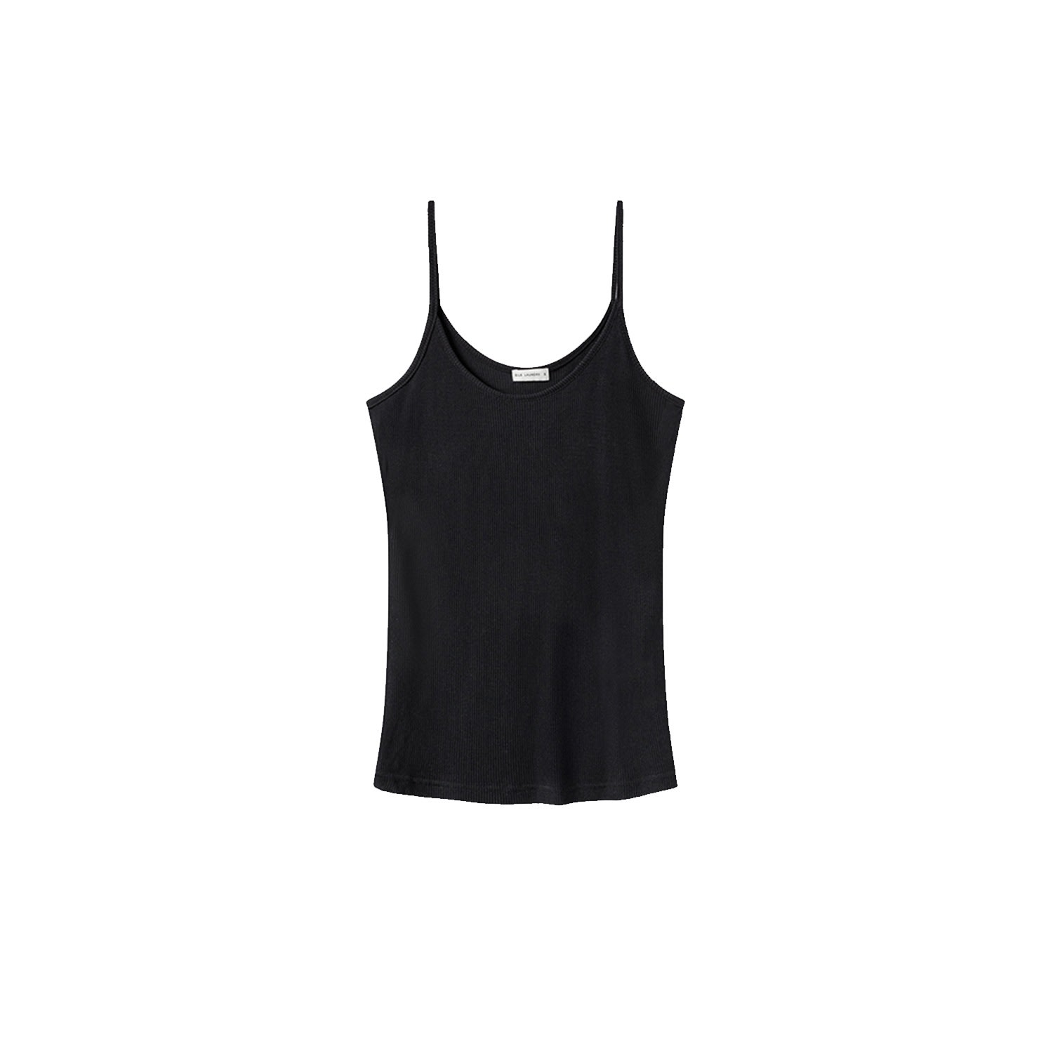 Women’s Ribbed Cami - Black Large Silk Laundry