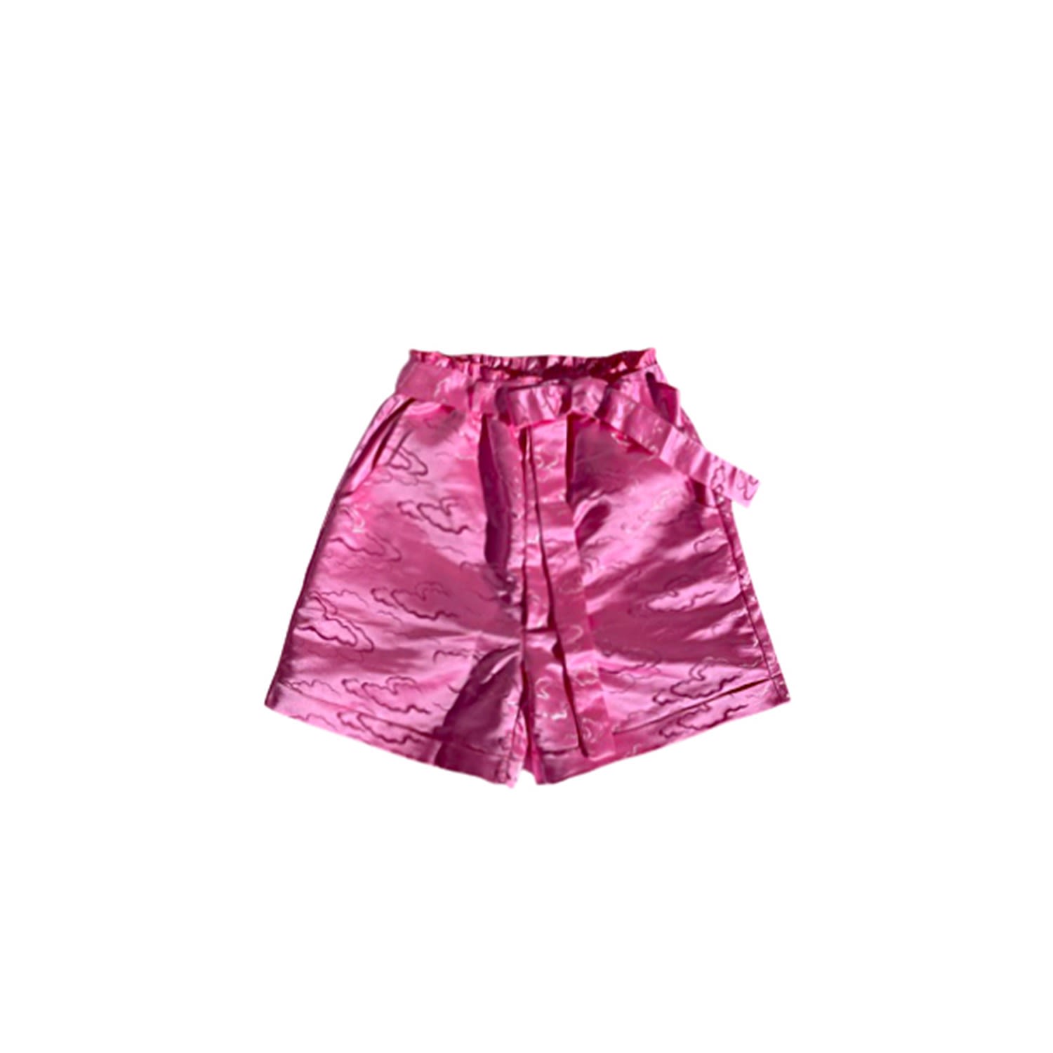 Pink / Purple Ophelia Pink Cloud Shorts XXL Madeleine Simon Studio