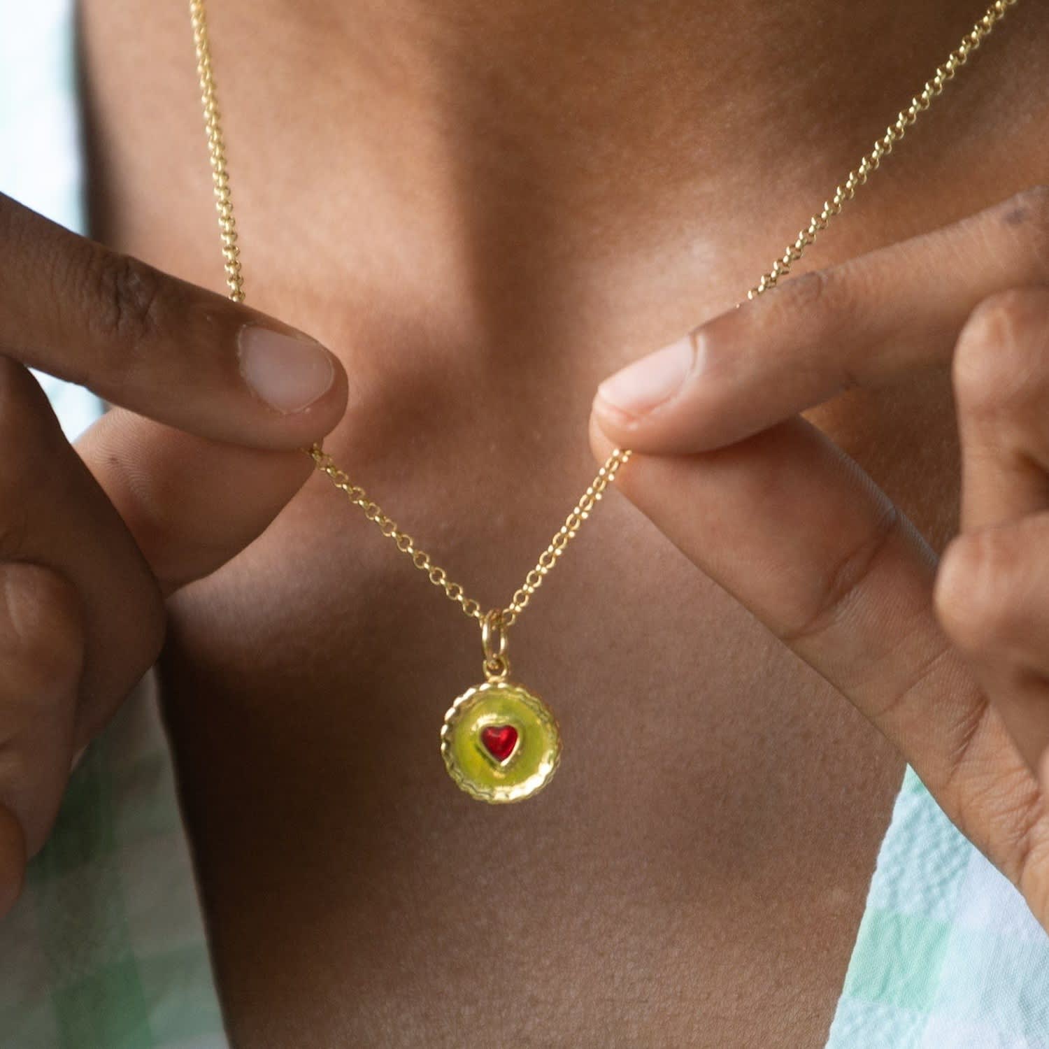 Lily charmed shop bee necklace