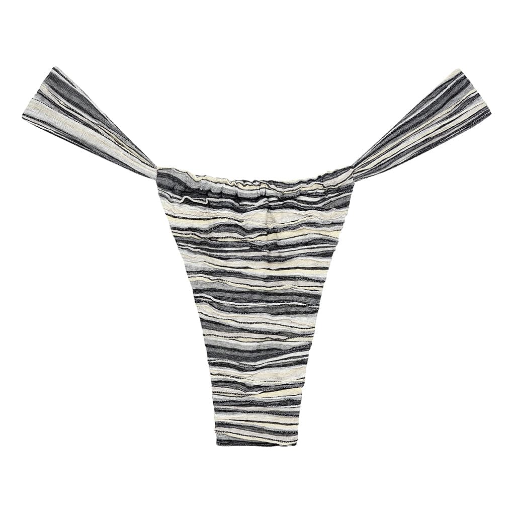 Montce Women's Slub Knit Sandra Bikini Bottom In Brown