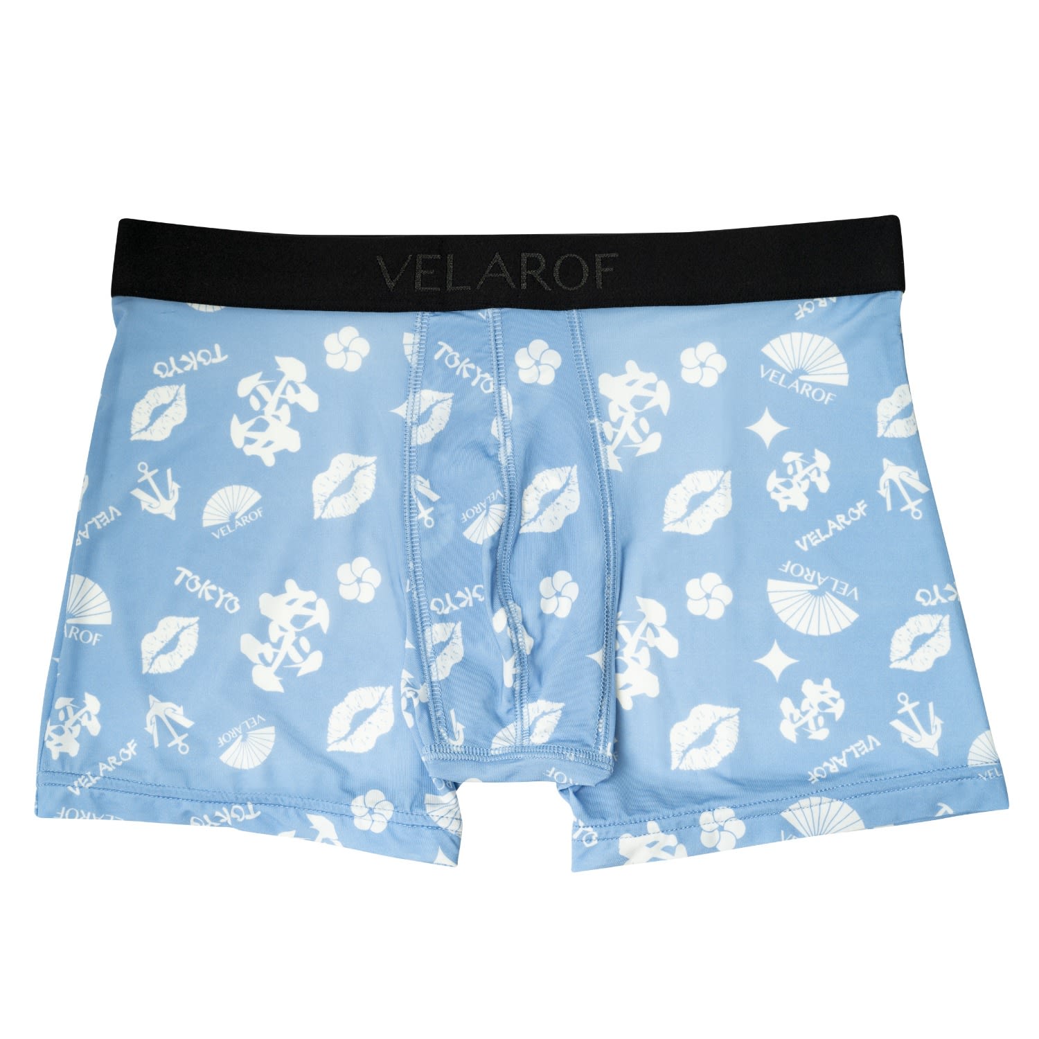 Velarof Men's Blue Thunder Matsuri Boxer Brief In Blue