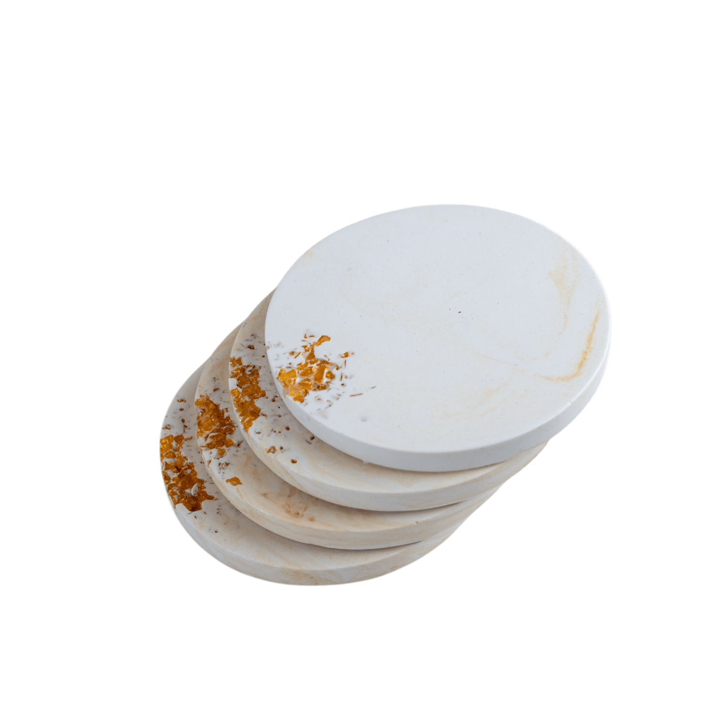 Esti Living Yellow / Orange / White Fresh Bloom Coaster Set