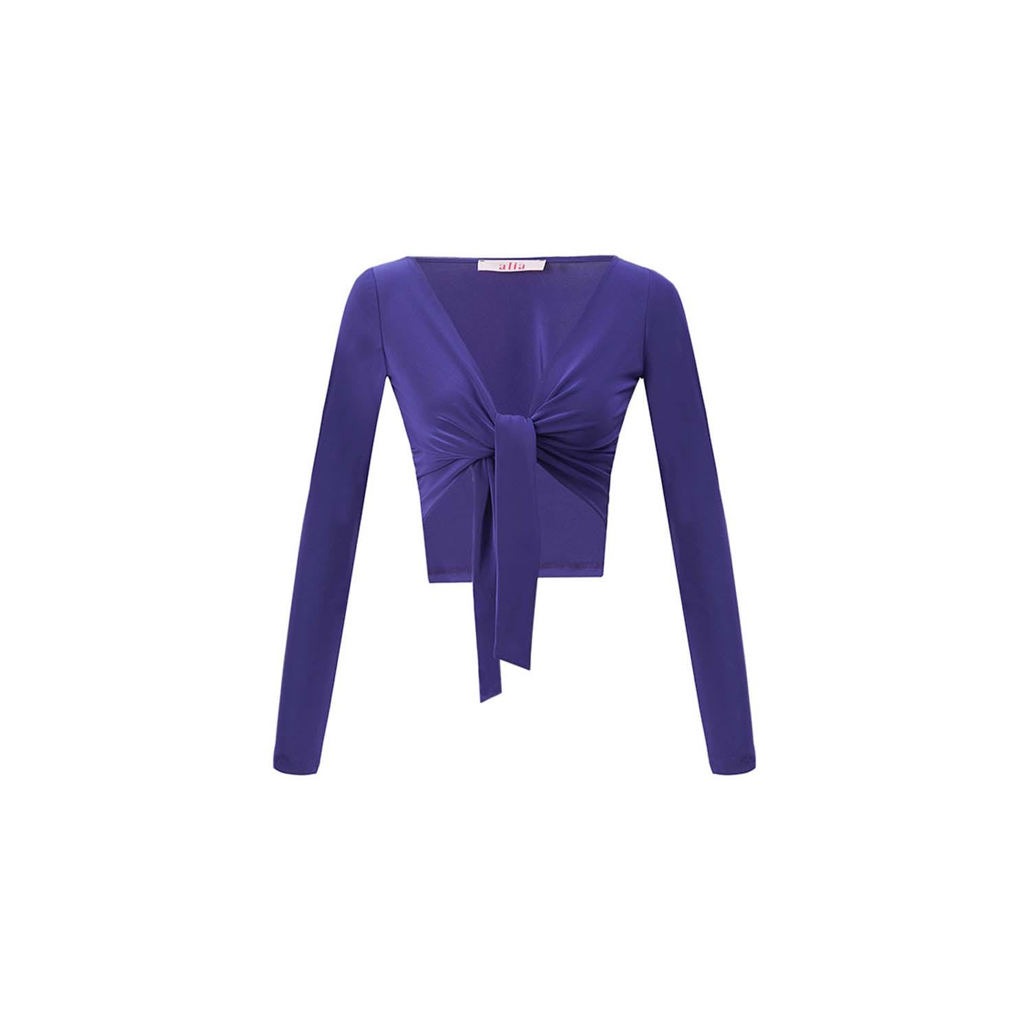 Alia Studio Women's Pink / Purple Oleria Purple Croptop In Pink/purple