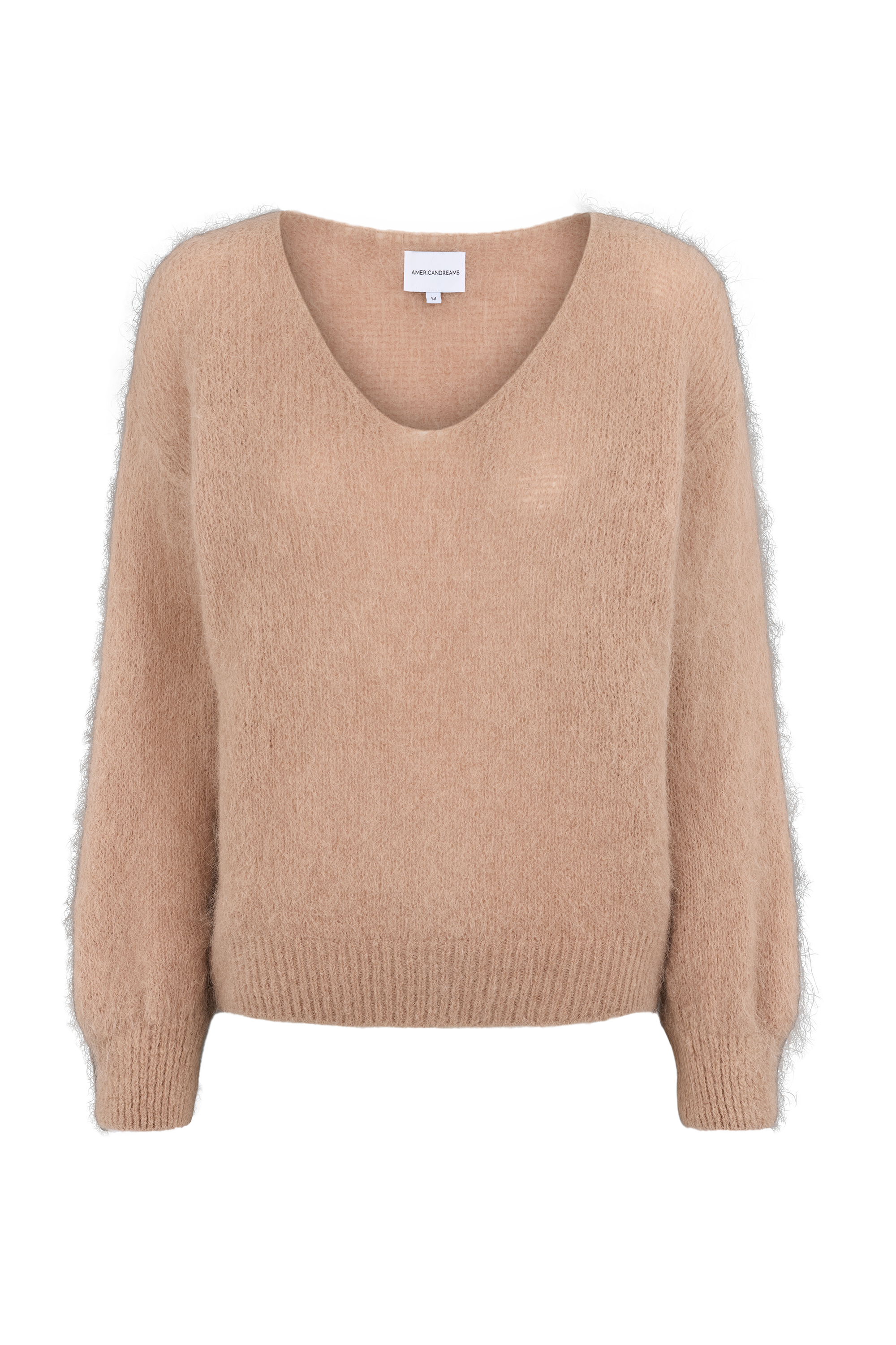 Americandreams Women's Milana Ls Alpaca Pullover Medium Brown