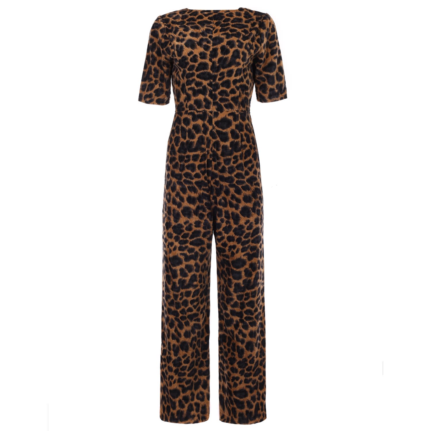 Traffic People Women's Black / Brown Proceed With Caution Clan Jumpsuit In Multi