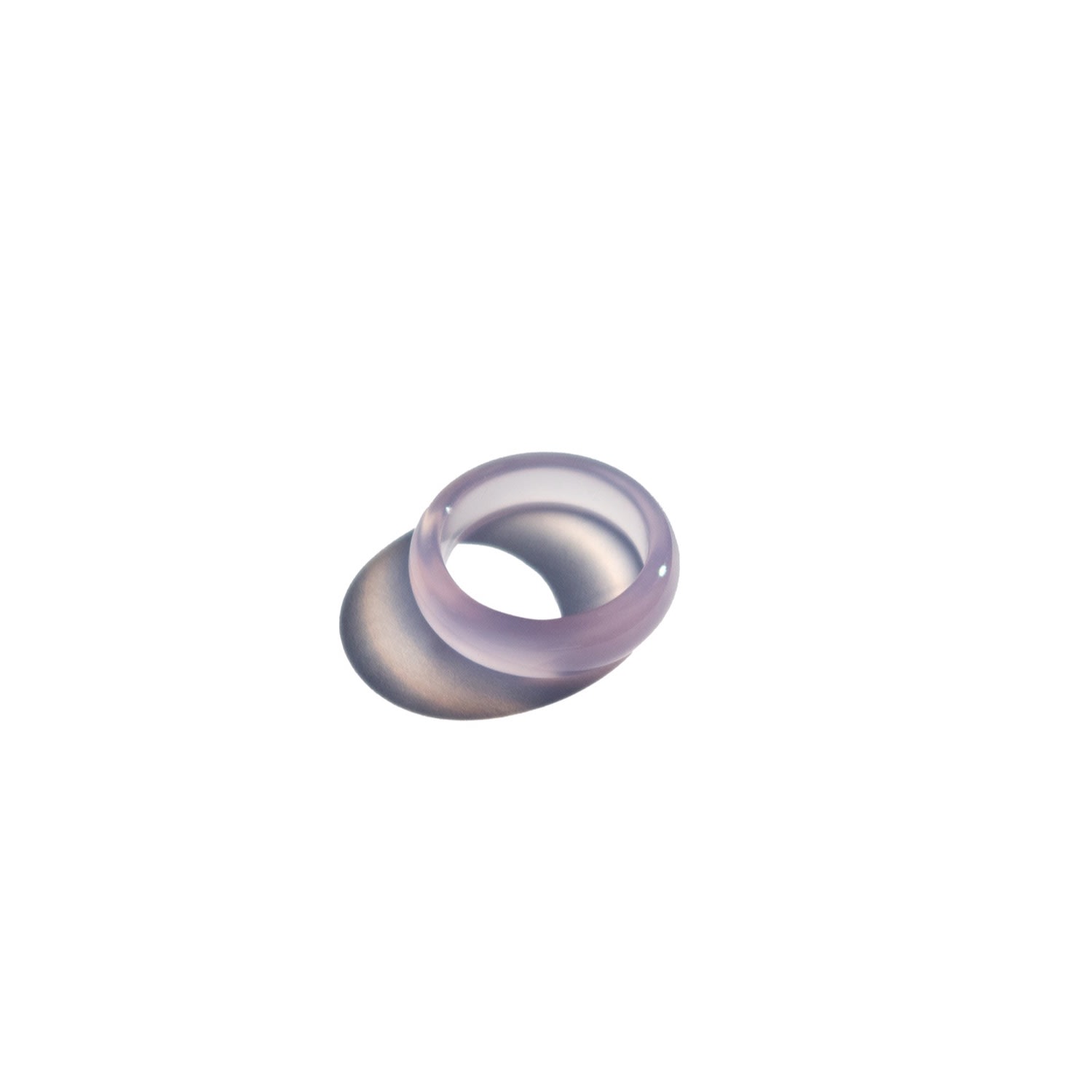 Seree Women's Pink / Purple Mist Grey Pink & Pink & Pink & Pink & Pink & Purple Jade Stone Ring - Purple