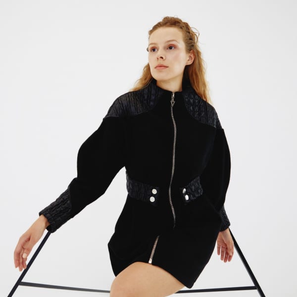 Mirimalist Angle Puff Wool Coat In Wool