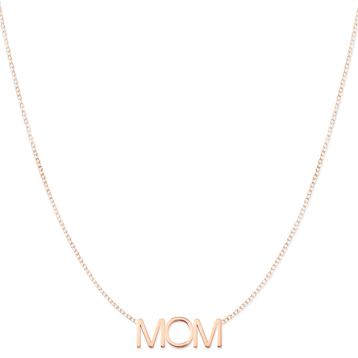 Maya Brenner Women's Mom Necklace - Rose Gold In Gold