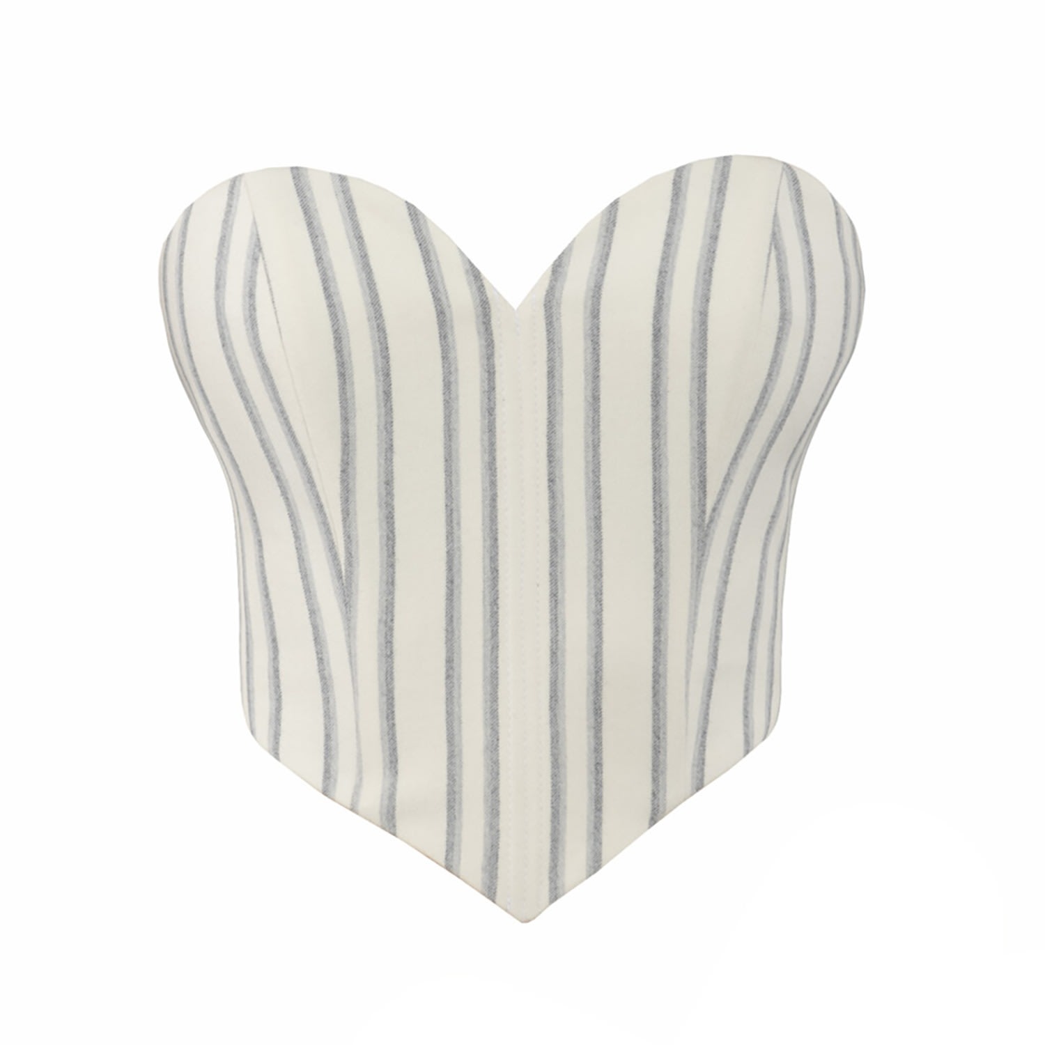 Vestiaire D'un Oiseau Libre Women's White Merino Corset In White