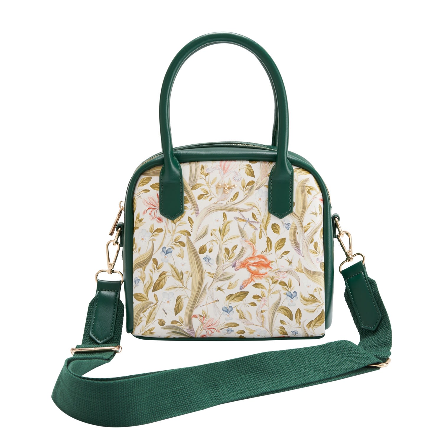 Women’s Fable Eloise Mini Bowling Bag Iris Green Fable England