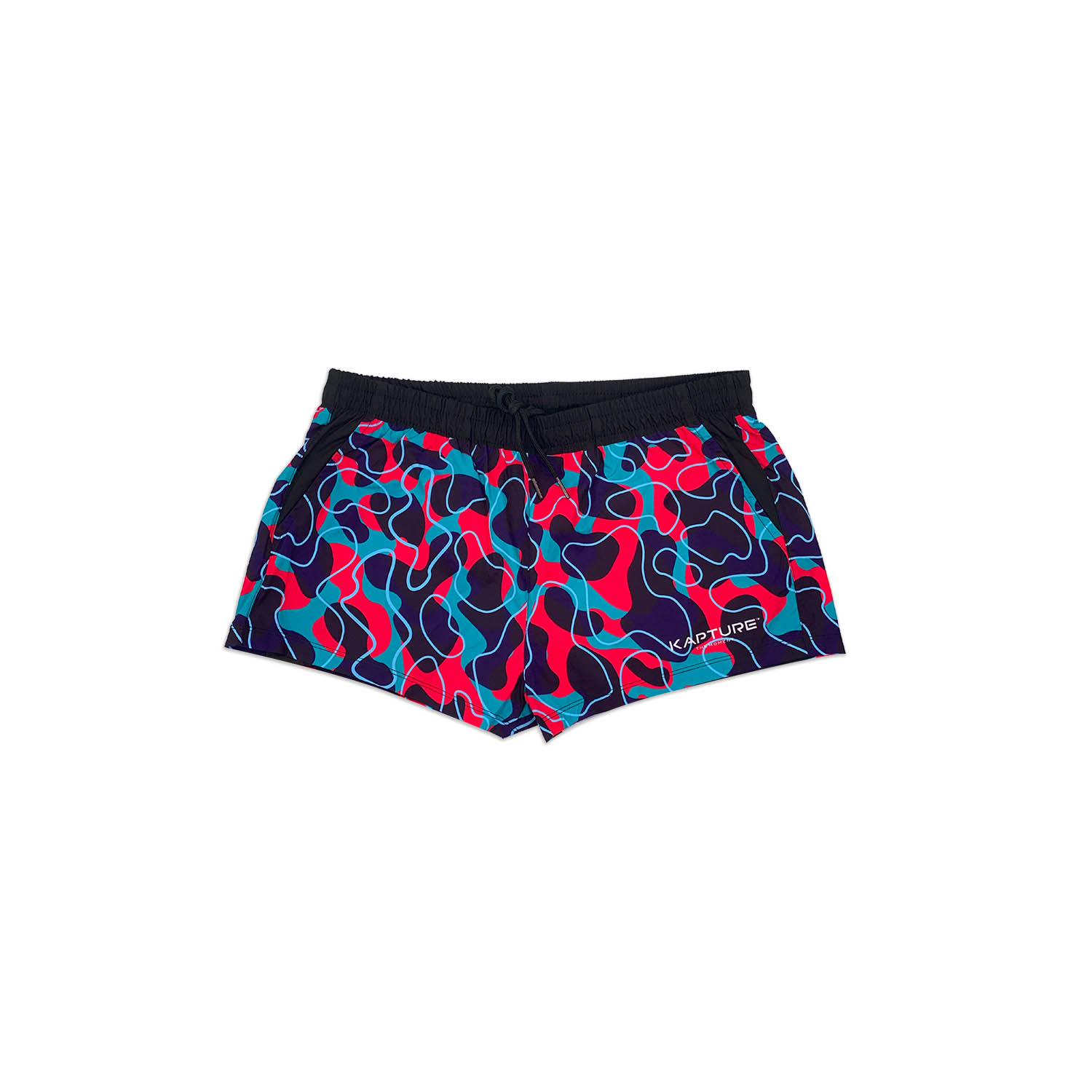 Kapture Women's Neo City Camo Shorts - Black