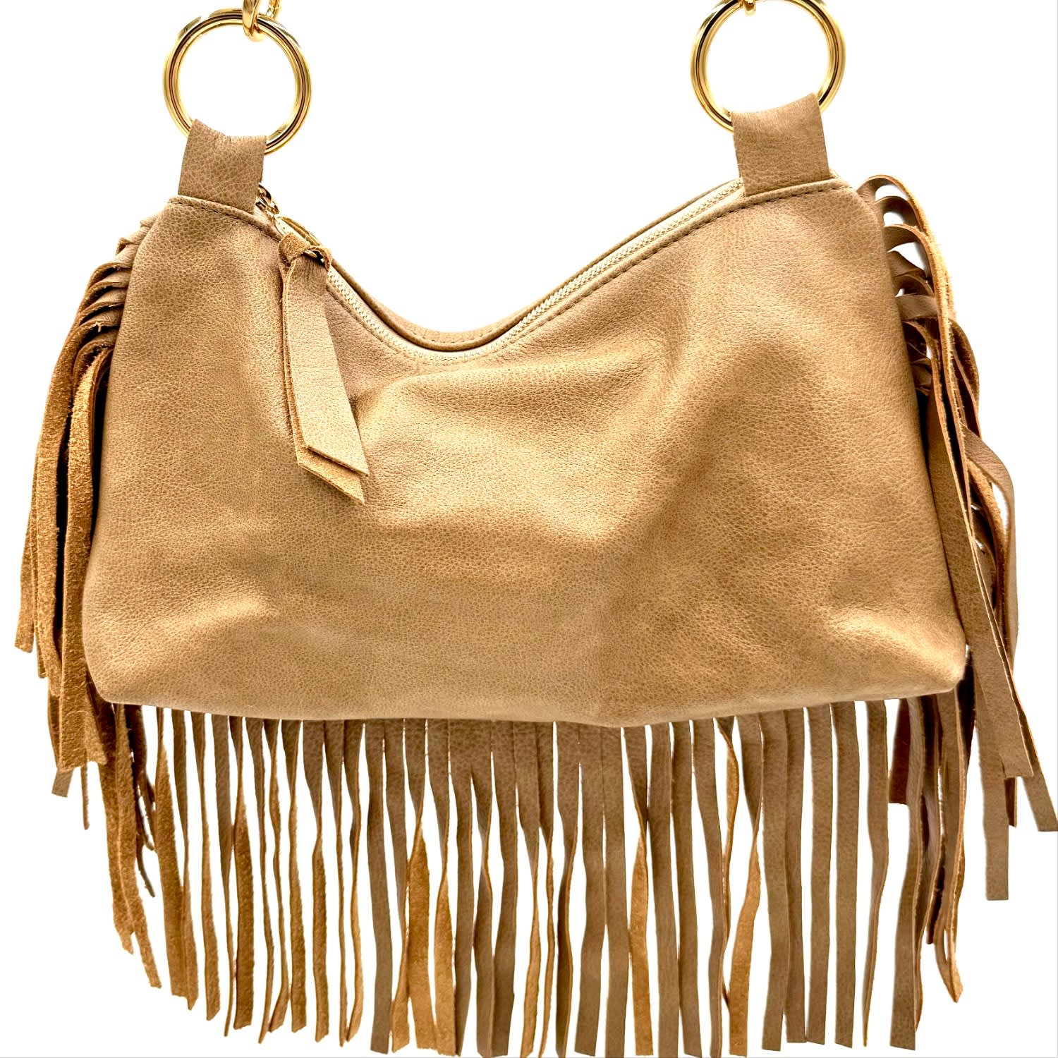 Lynn Tallerico Women's Neutrals Paula Fringe Bag In Beige