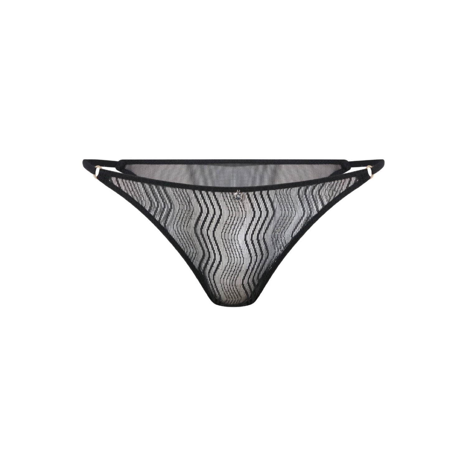 House Of Silk Women's Black Amelia Lace Panty In Black