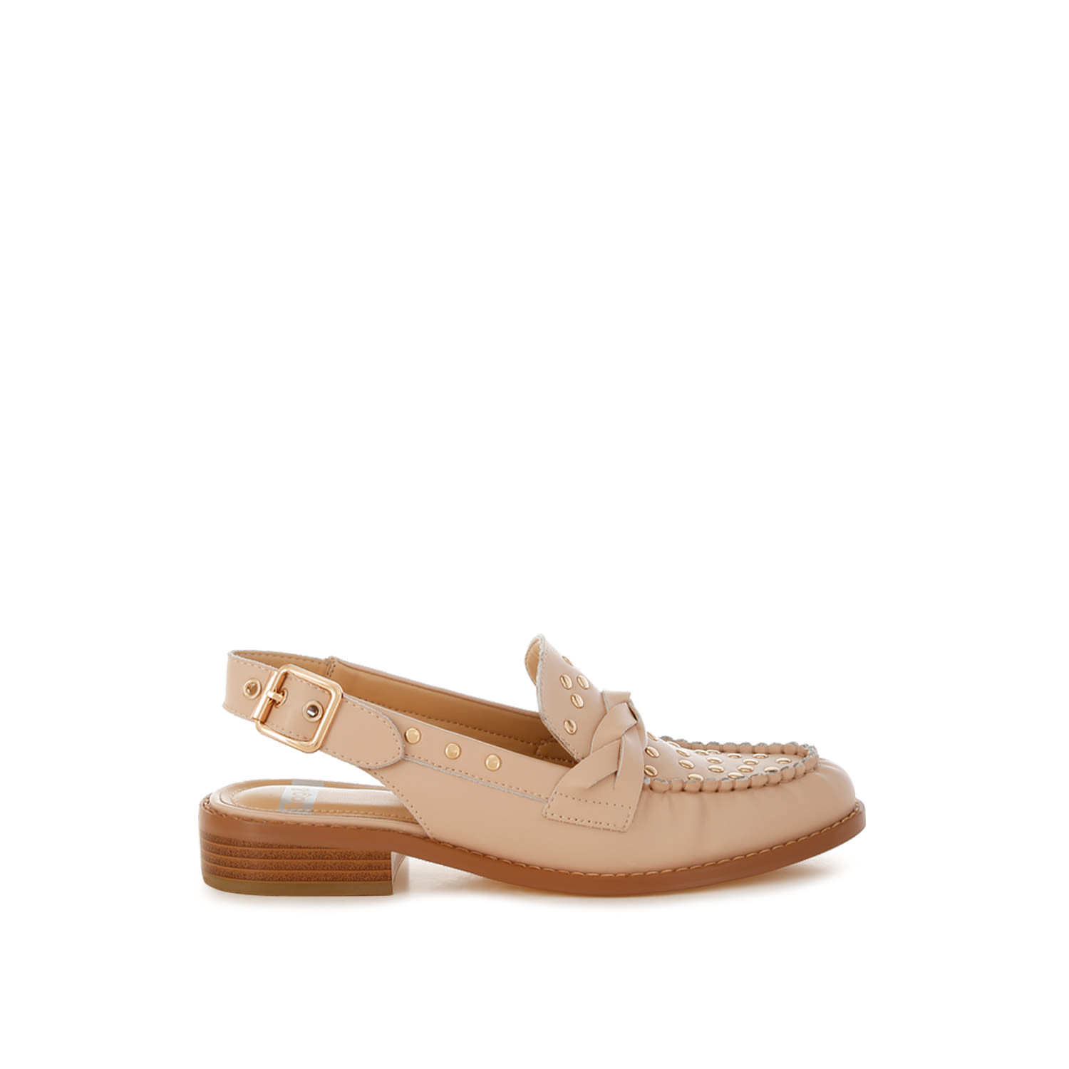 Rag & Co Women's Neutrals Remykin Braided Penny Strap Loafers In Beige