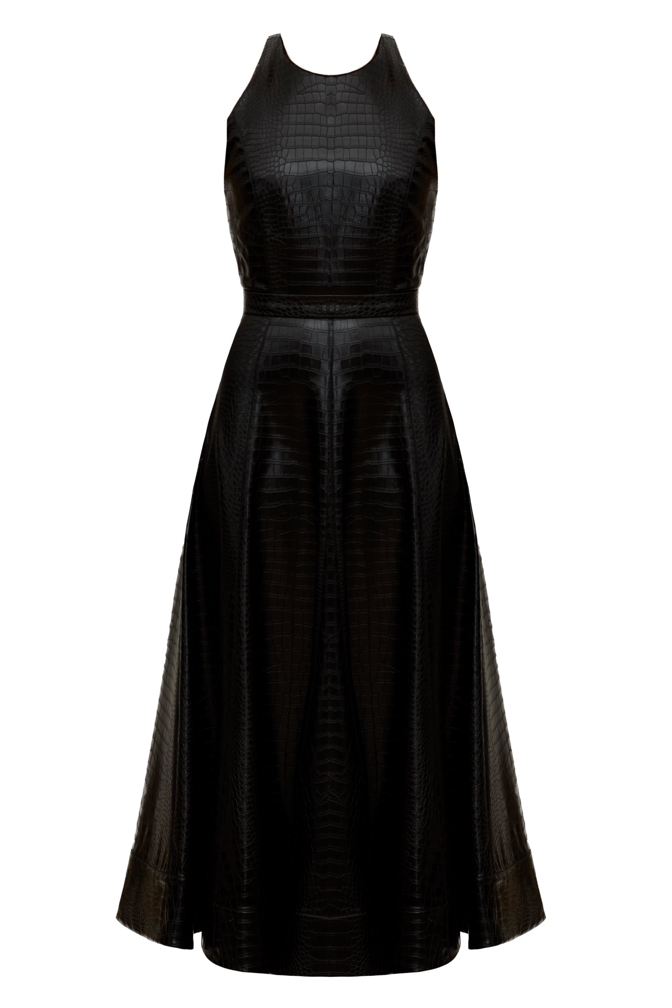 Undress Women's Avalon Black Textured Vegan Leather Cocktail Dress In Black