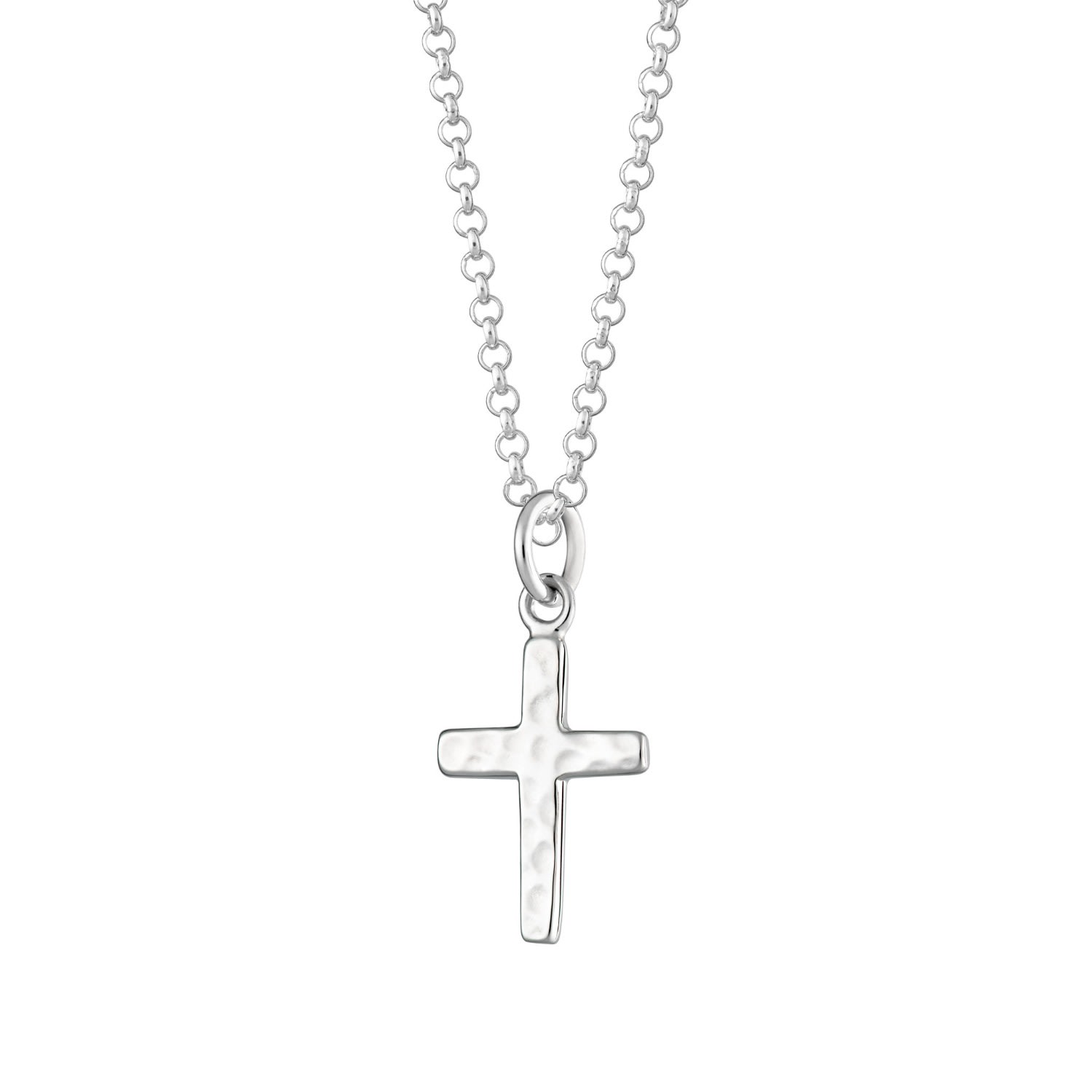 Women’s Sterling Silver Cross Necklace Lily Charmed