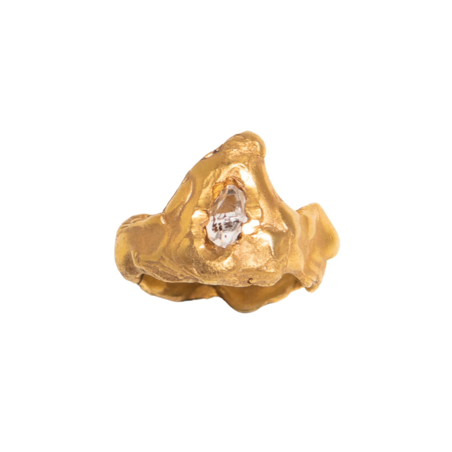 Women’s Supernova Herkimer Gold Ring The Bow Jewelry