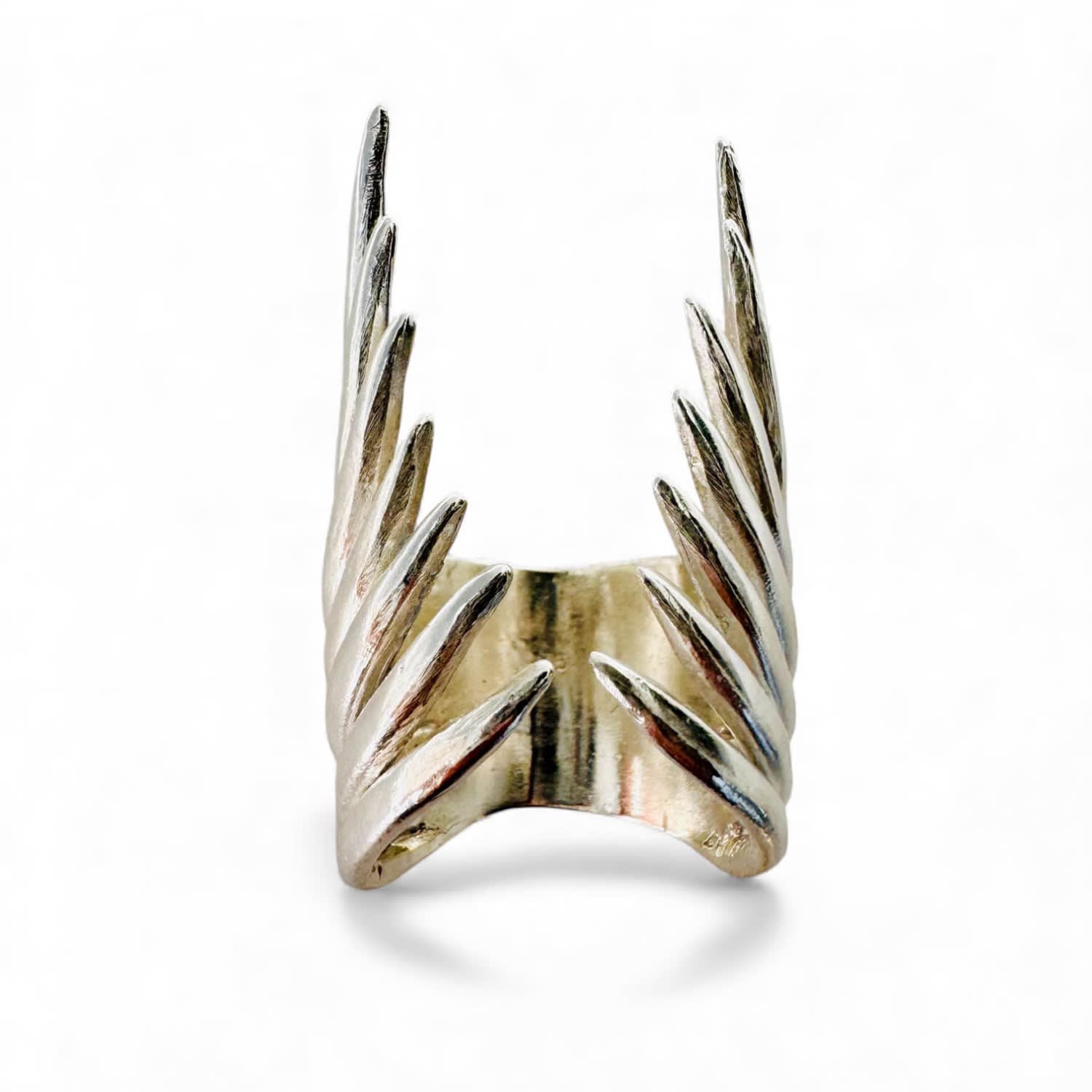 Aki Roc Jewelry Women's The Hug Statement Ring -sterling Silver In Silver