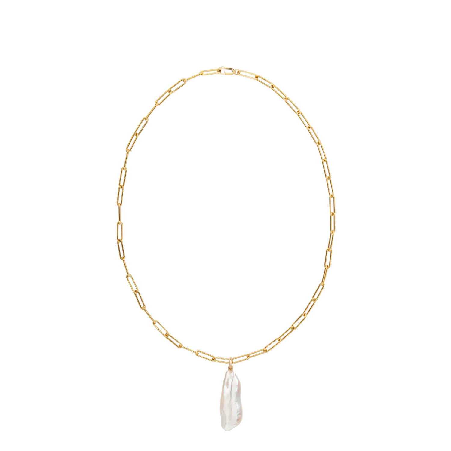 Women’s Aetia Long Baroque Pearl Necklace - Gold Ora Pearls