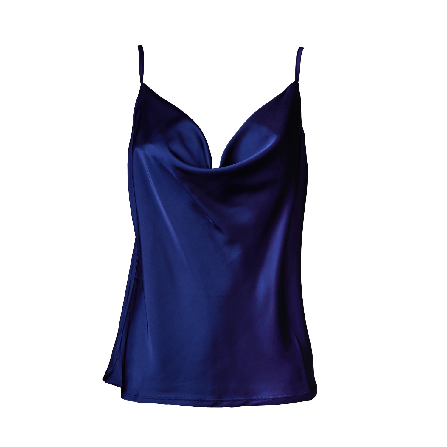 Noblesse Oblige Women's Blue Navy Cowlneck Camisole In Blue