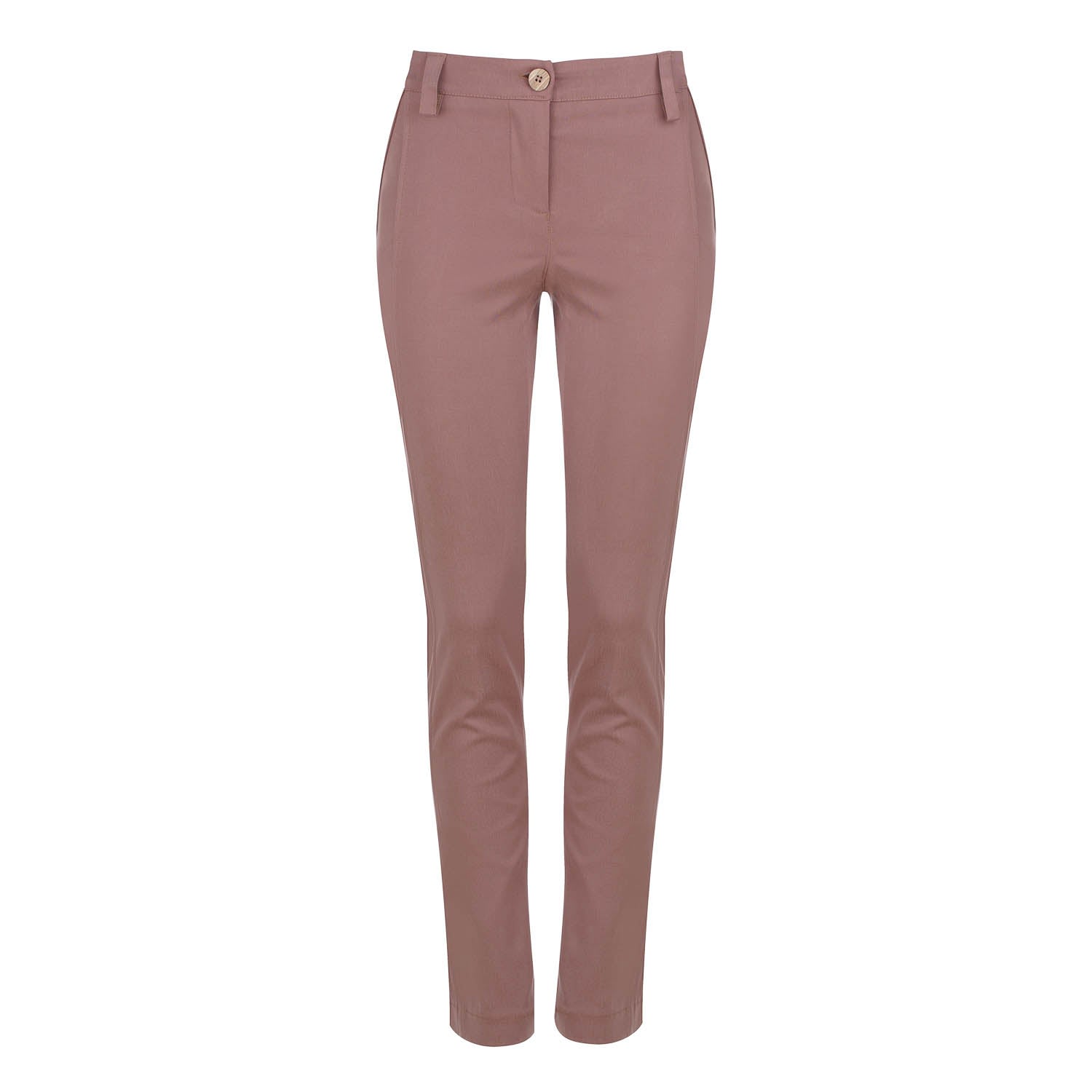 Conquista Women's Pink / Purple Chic Mauve Tencel-blend Trousers In Pink/purple