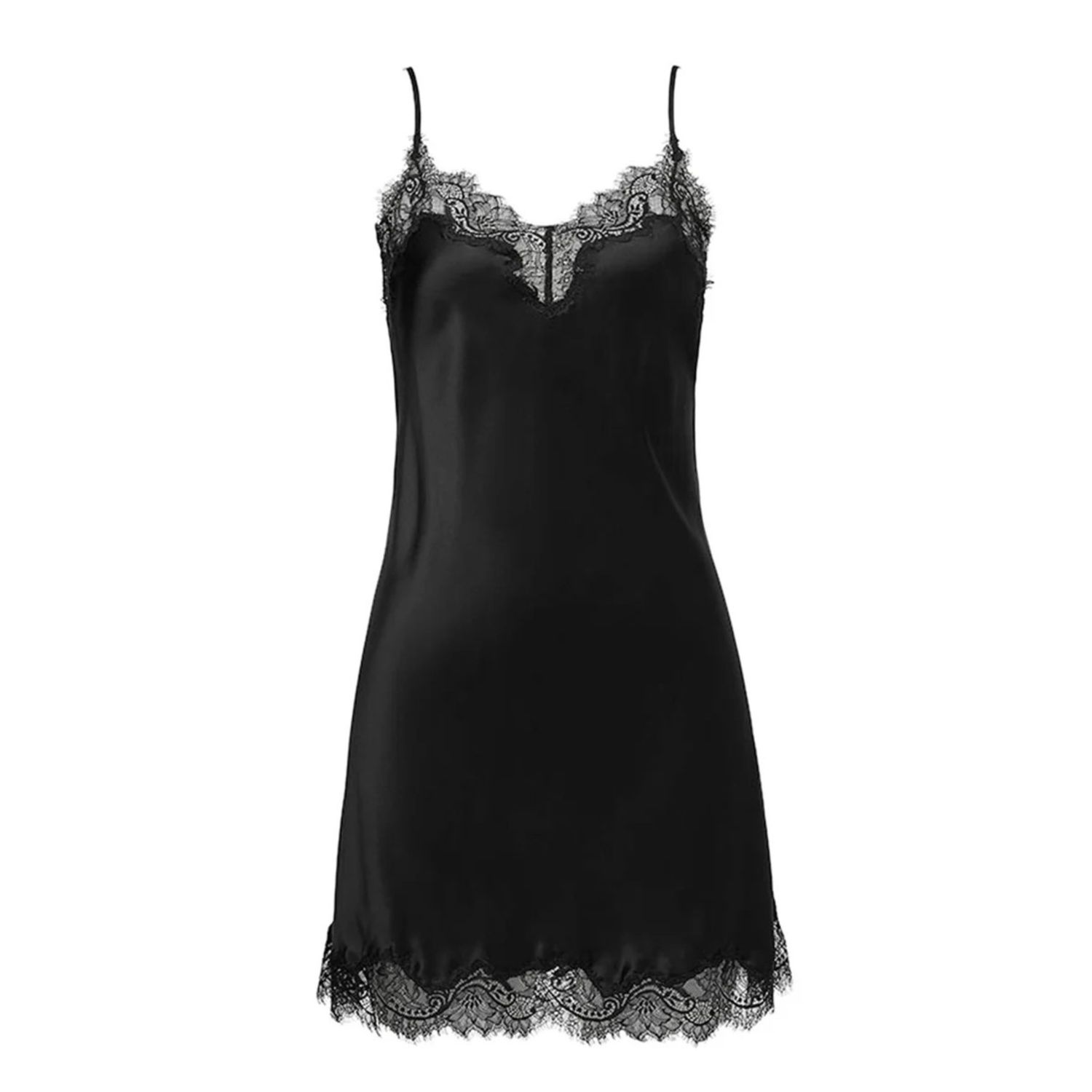 Sainted Sisters Women's  Scarlett Black Chemise In Black