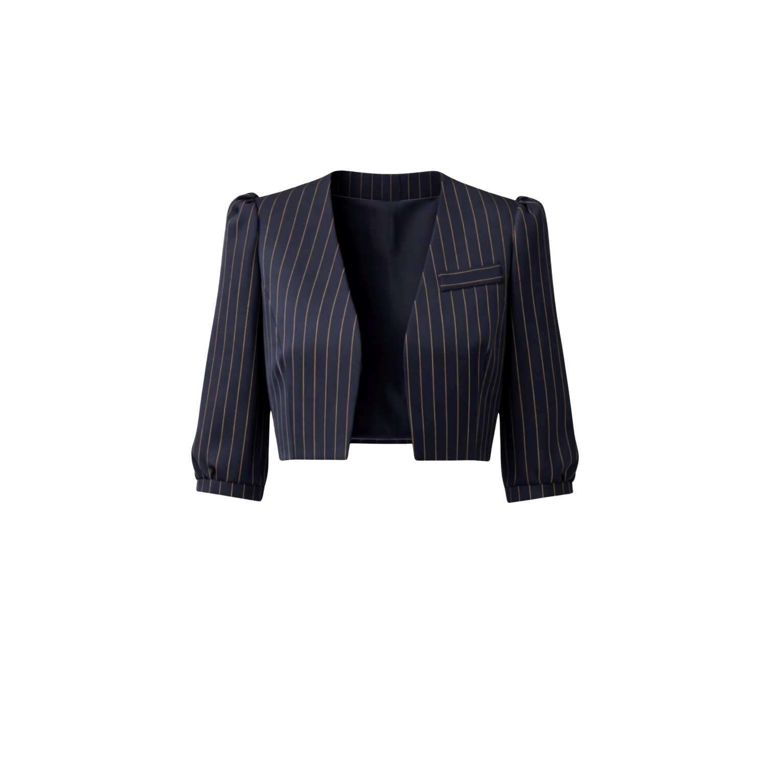 Women's Blue / Yellow The Palazzo Jacket - Navy & Gold Mustard | Medium | Lumina Eligma