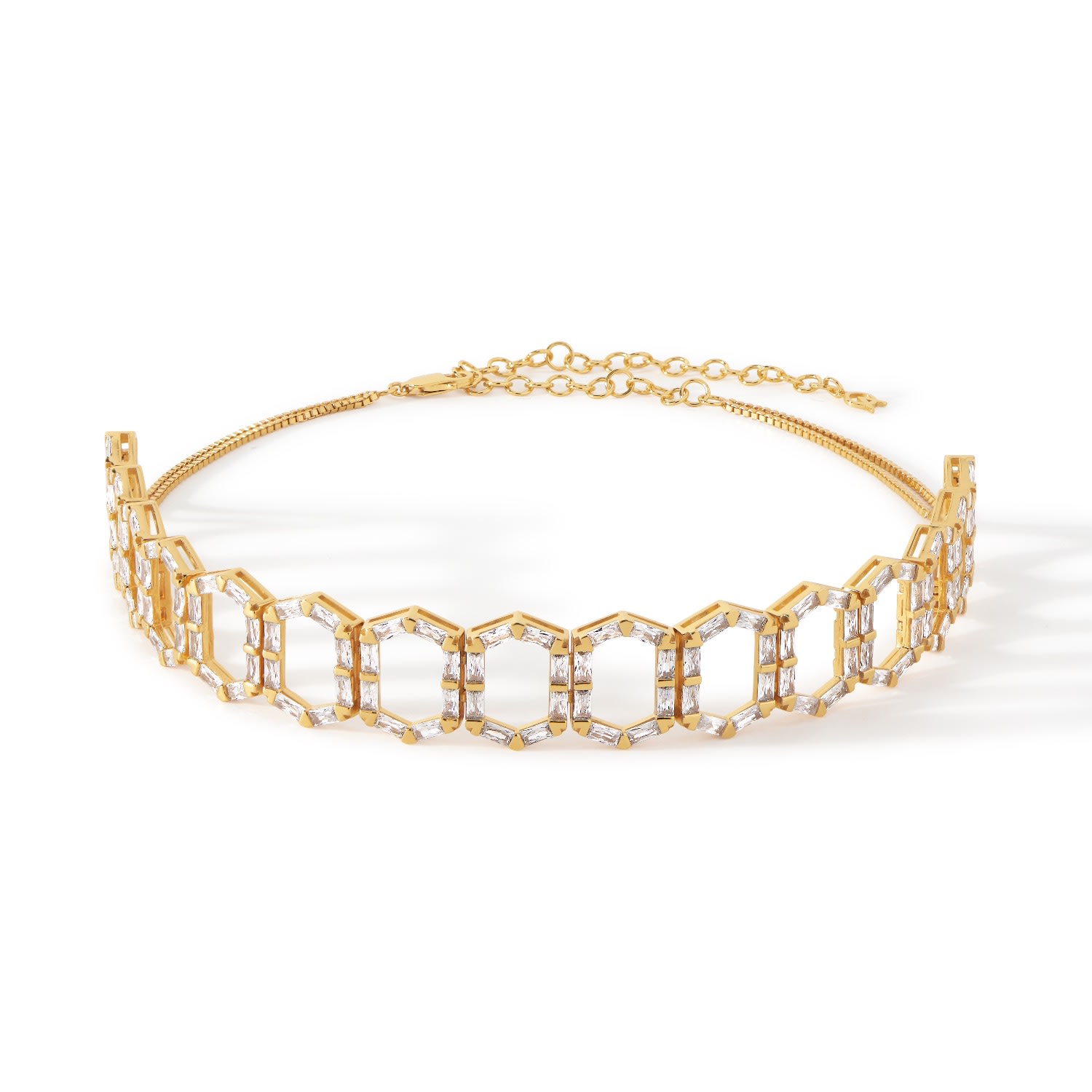 Women’s Gold The Cleo Choker Necklace Ora Ana