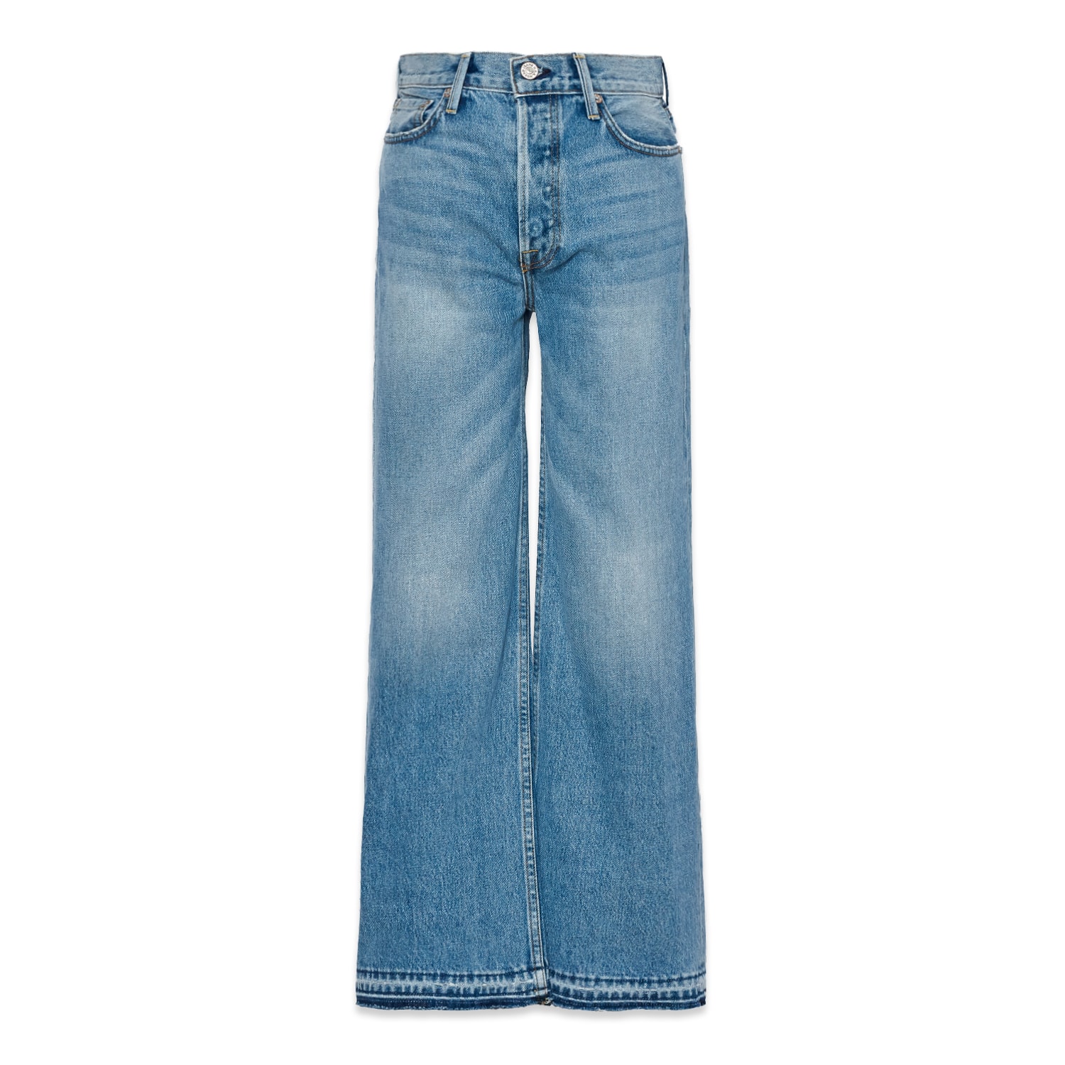 Noend Denim Blue Hailey Culotte Jeans In Maya In Blue