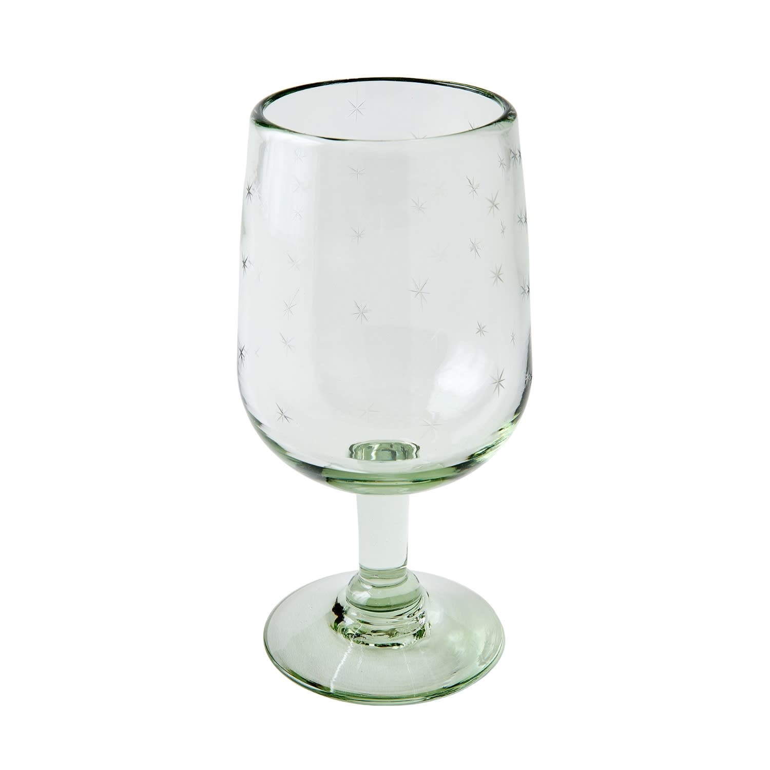 Half Past Seven White Starry Night Goblet — Clear In Transparent